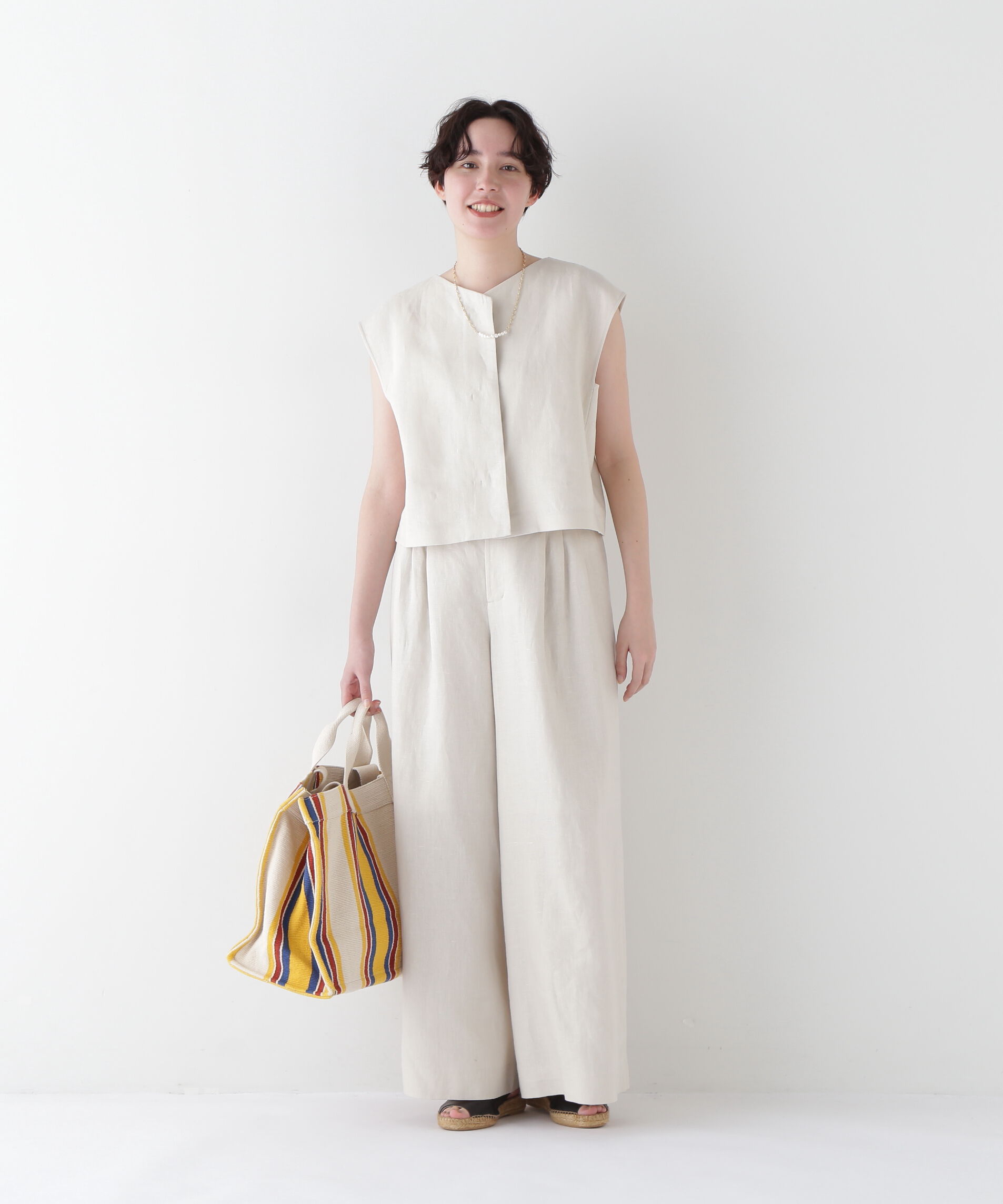  「◆リネンボックスブラウス」|シャツ・ブラウス|