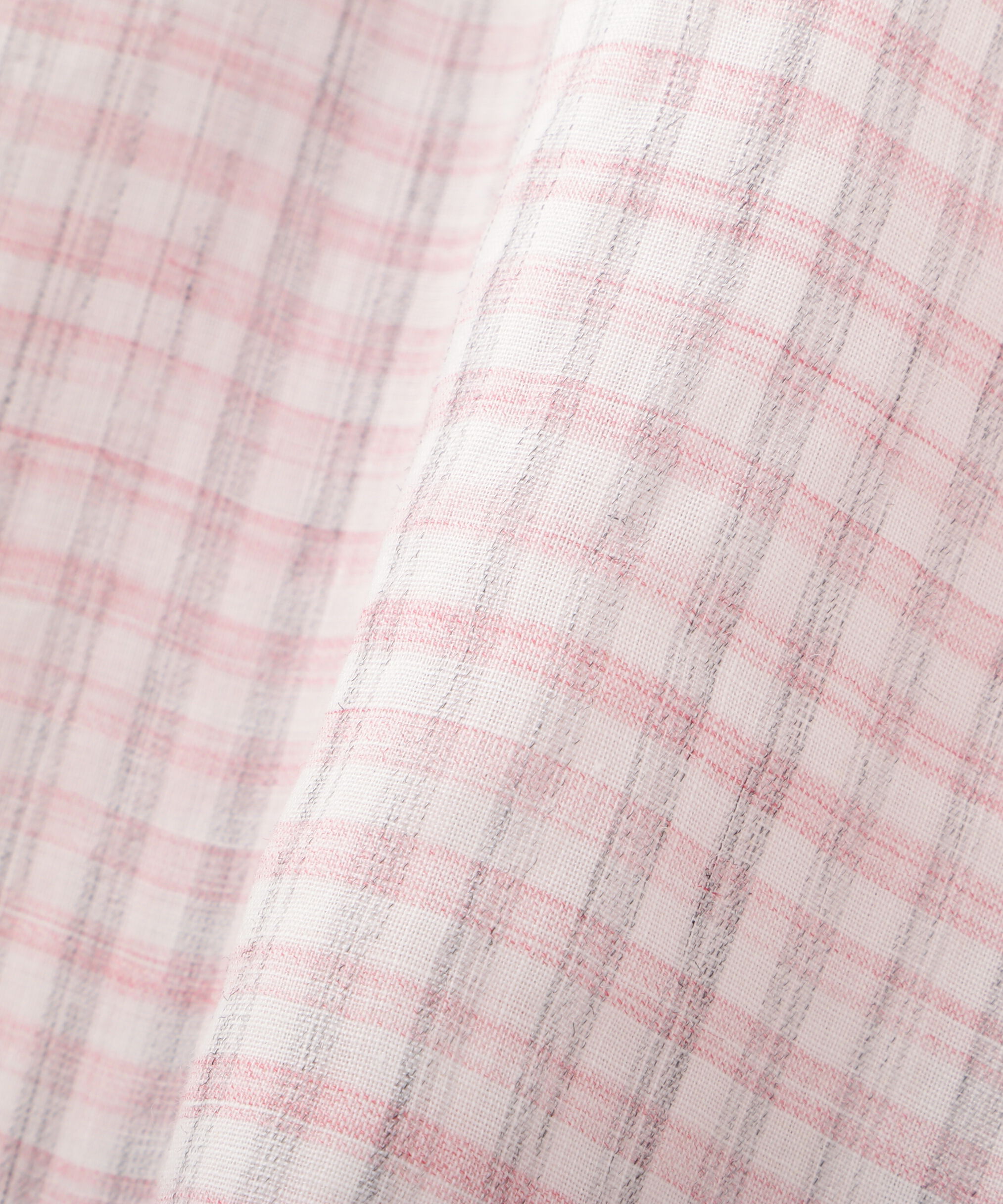  「◆ラミーバンドカラーチェックシャツブラウス」|シャツ・ブラウス|