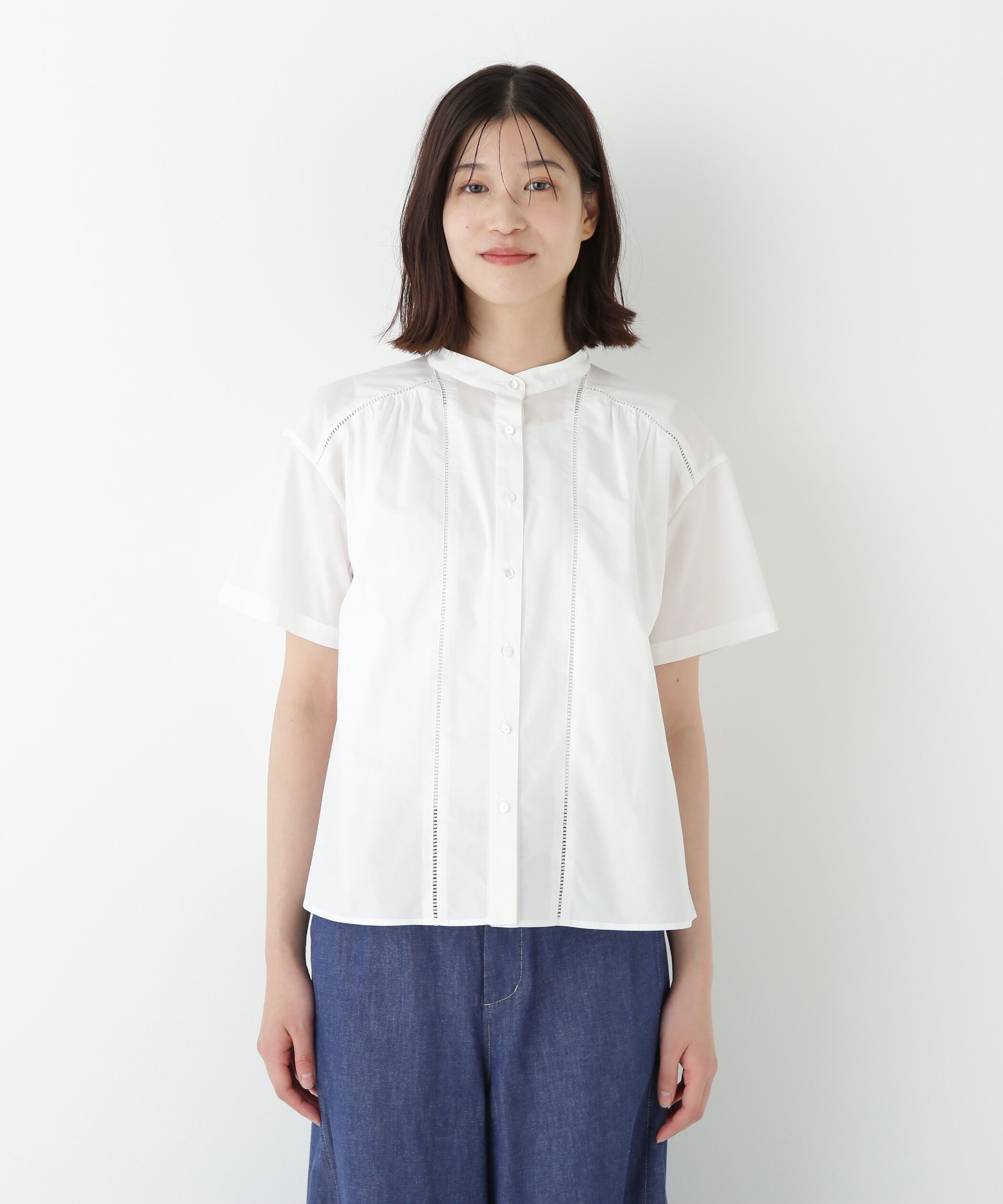  「◆タイプライターブラウス」|シャツ・ブラウス|