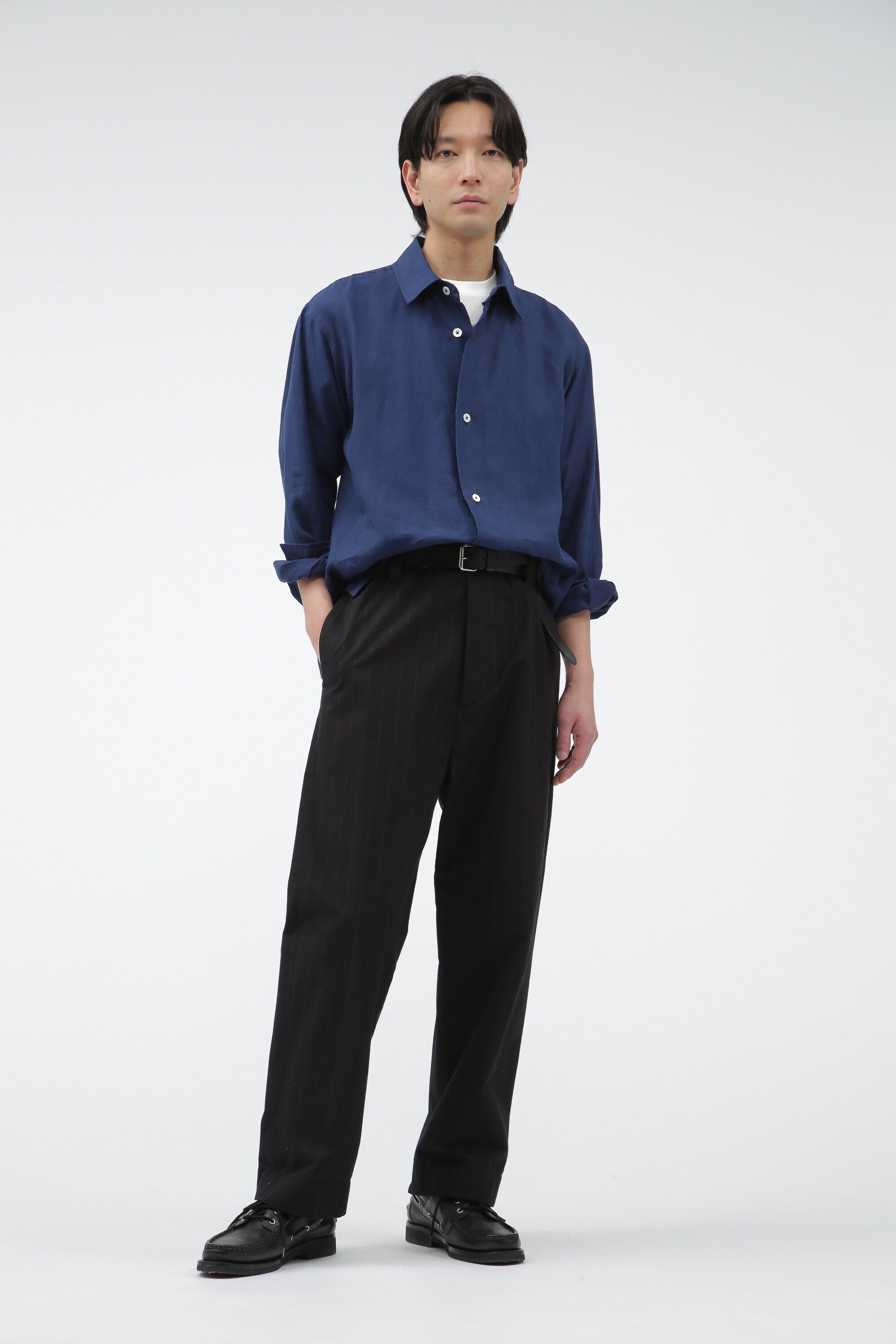 MARGARET HOWELL「DENSE COTTON STRIPE」|その他|BLACK