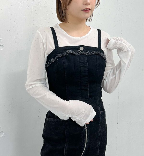 archives「Ｆボタンデニムビスチェ」|シャツ・ブラウス|