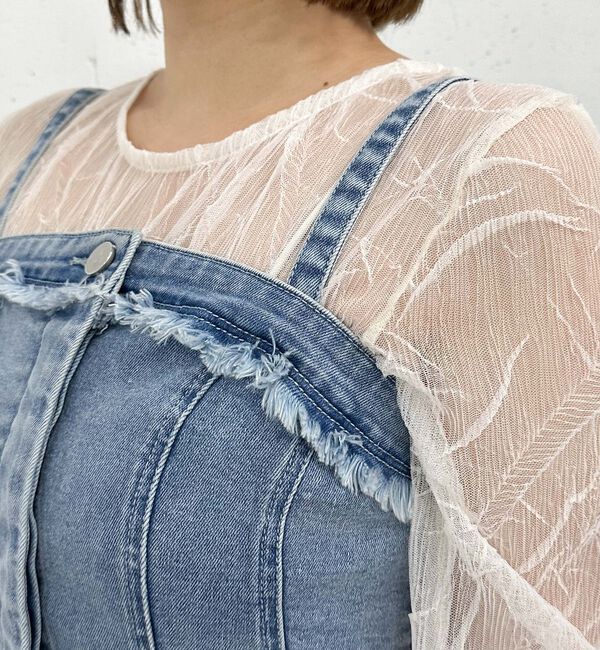archives「Ｆボタンデニムビスチェ」|シャツ・ブラウス|
