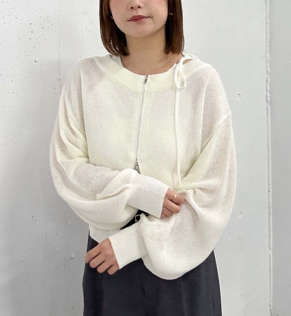 archives「オフショルアメスリニットアンサンブル」|カーディガン|