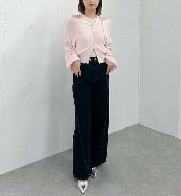 archives「オフショルアメスリニットアンサンブル」|カーディガン|