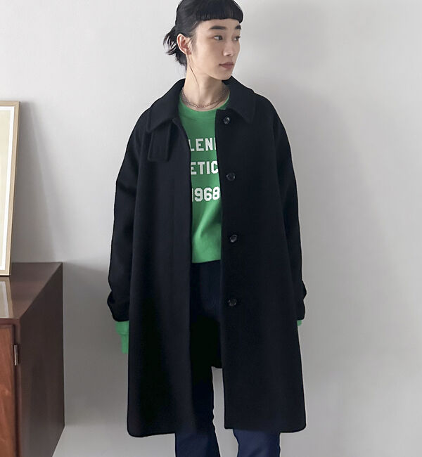 Doux archives「ステンカラーミドルコート」|ダッフルコート|