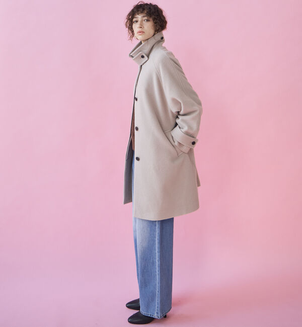 Doux archives「ステンカラーミドルコート」|ダッフルコート|