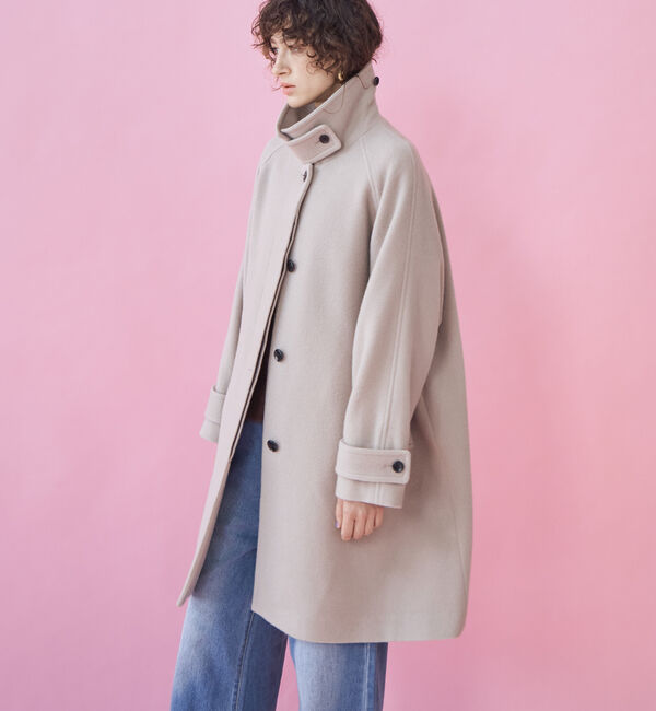 Doux archives「ステンカラーミドルコート」|ダッフルコート|