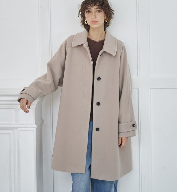Doux archives「ステンカラーミドルコート」|ダッフルコート|