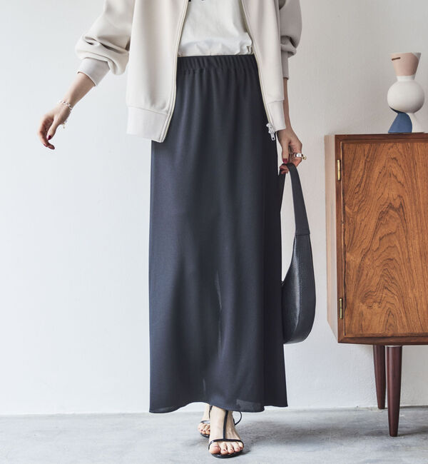 Doux archives「リブロングタイトスカート」|スカート|