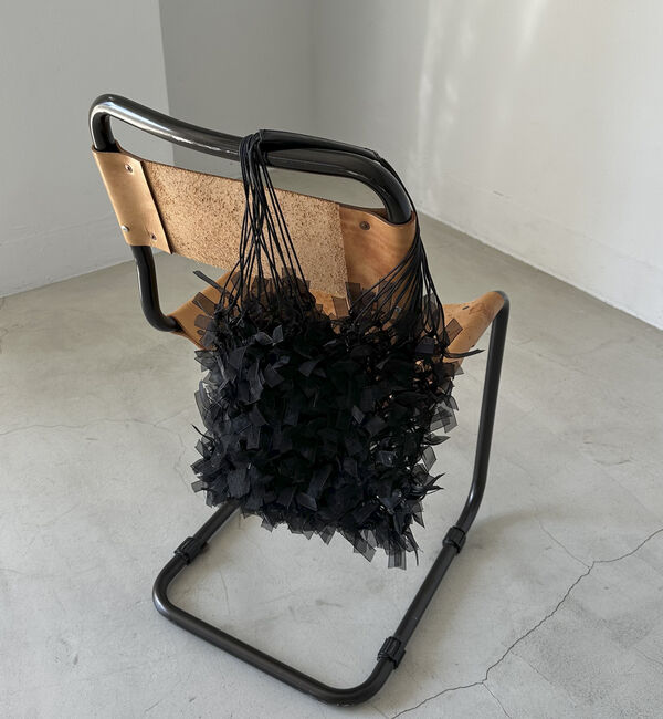 Doux archives「チュールリボンバッグ」|その他|BLACK