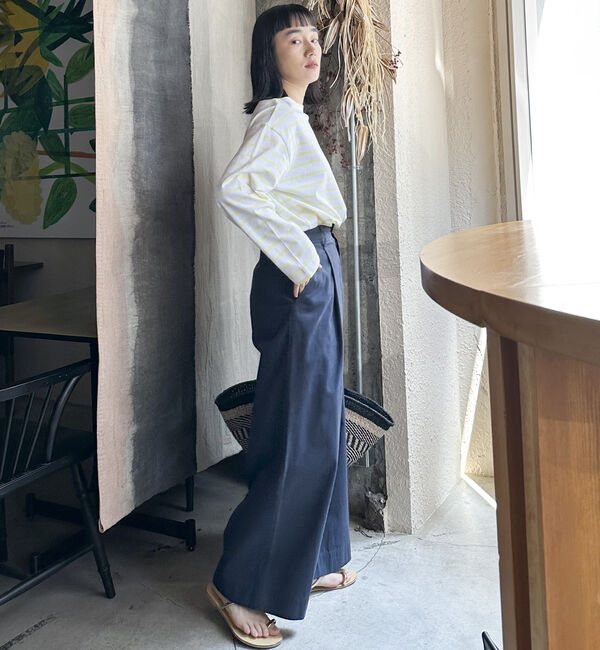 Doux archives「タックワイドパンツ」|チノ|