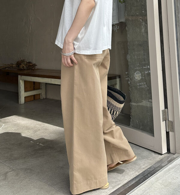 Doux archives「タックワイドパンツ」|チノ|