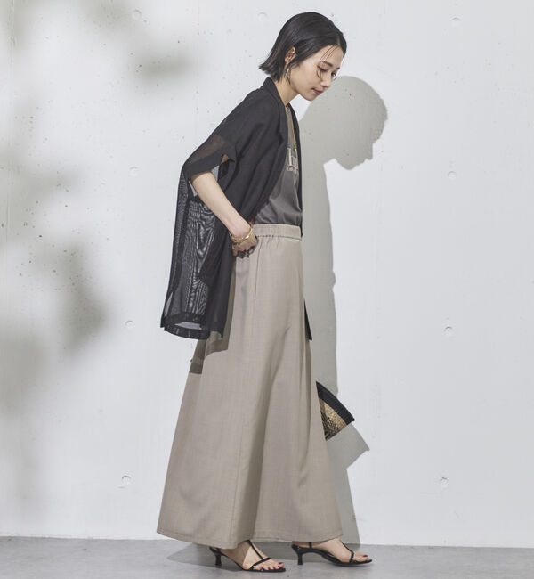 Doux archives「ドライジョーゼットラップ風スカート」|スカート|