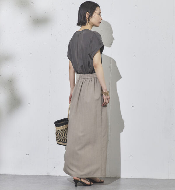 Doux archives「ドライジョーゼットラップ風スカート」|スカート|