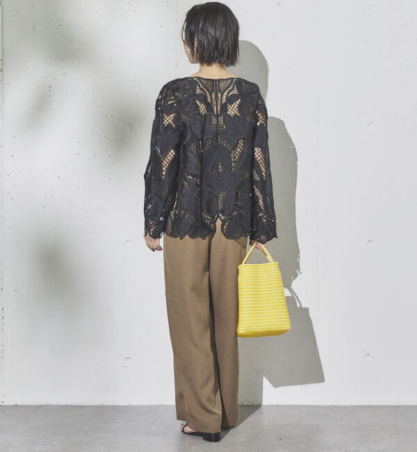 Doux archives「かぎ針レースカーディガン」|シャツ・ブラウス|