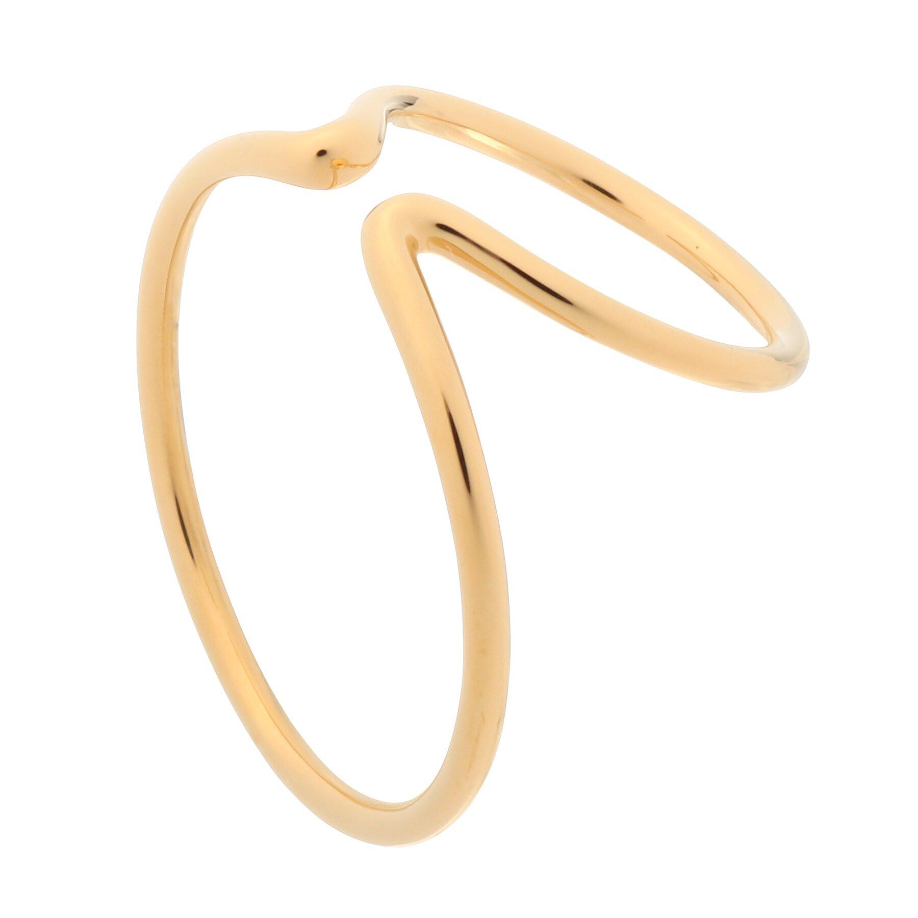 COCOSHNIK「シルバー ダブルフープ イヤーカフ GP」|イヤリング|