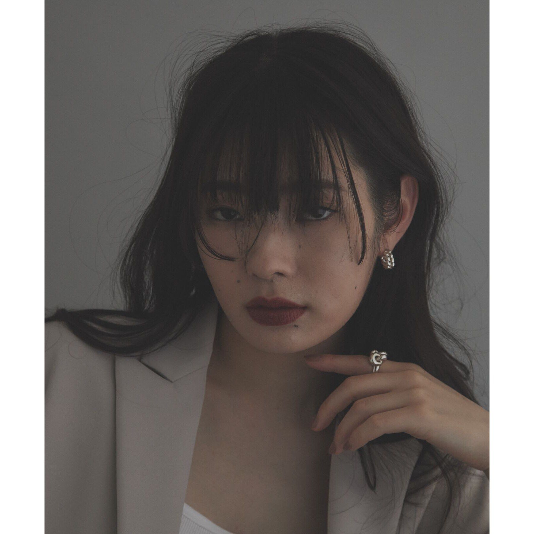 COCOSHNIK ONKITSCH「シルバー ニッティングモチーフ フープピアス」|ピアス|