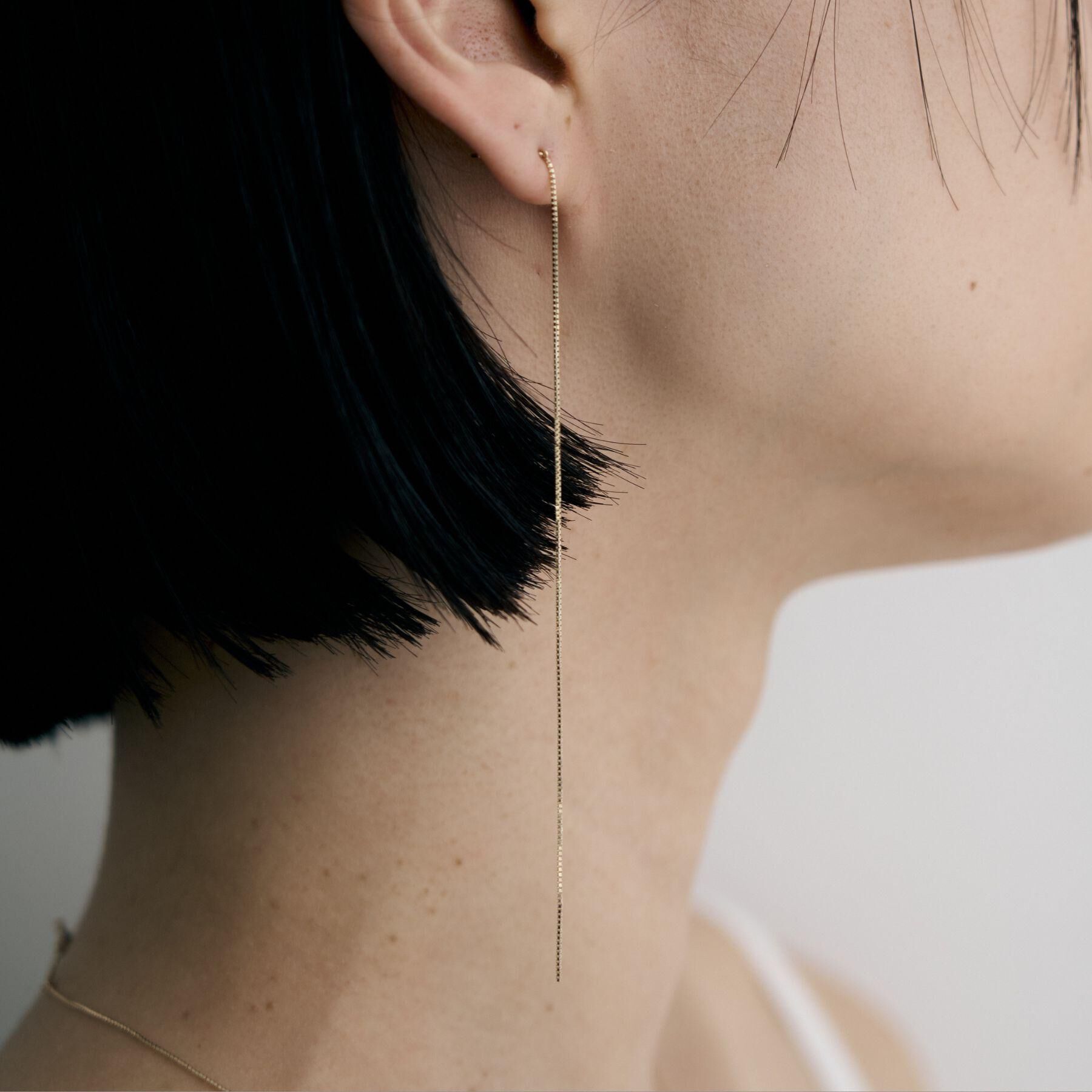 COCOSHNIK ONKITSCH「K10チェーンピアス ベネチアン」|ピアス|