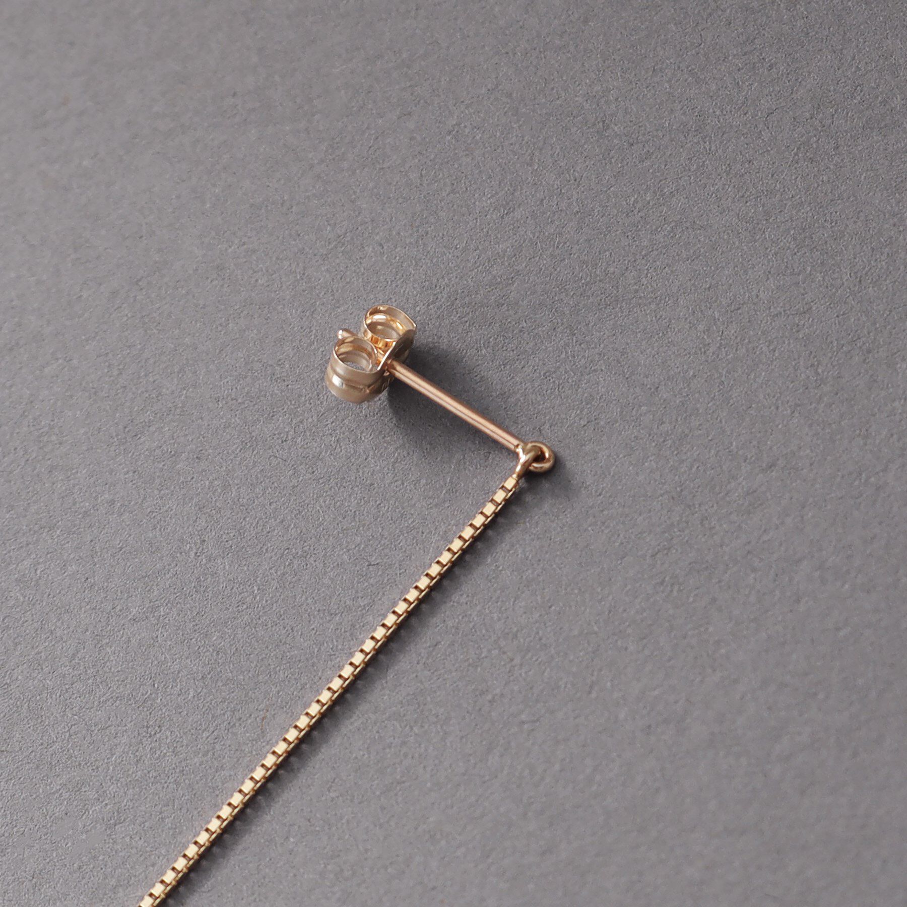 COCOSHNIK ONKITSCH「K10チェーンピアス ベネチアン」|ピアス|