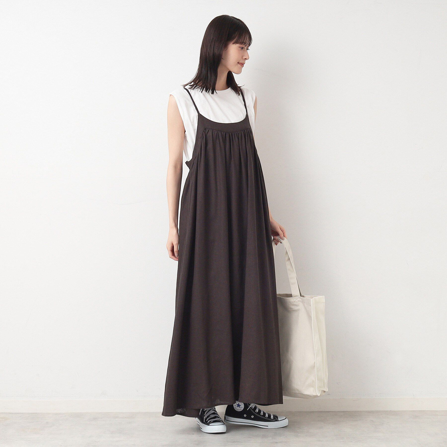 Dessin「【リンクコーデ・洗える】キャミドレス」|ワンピース|