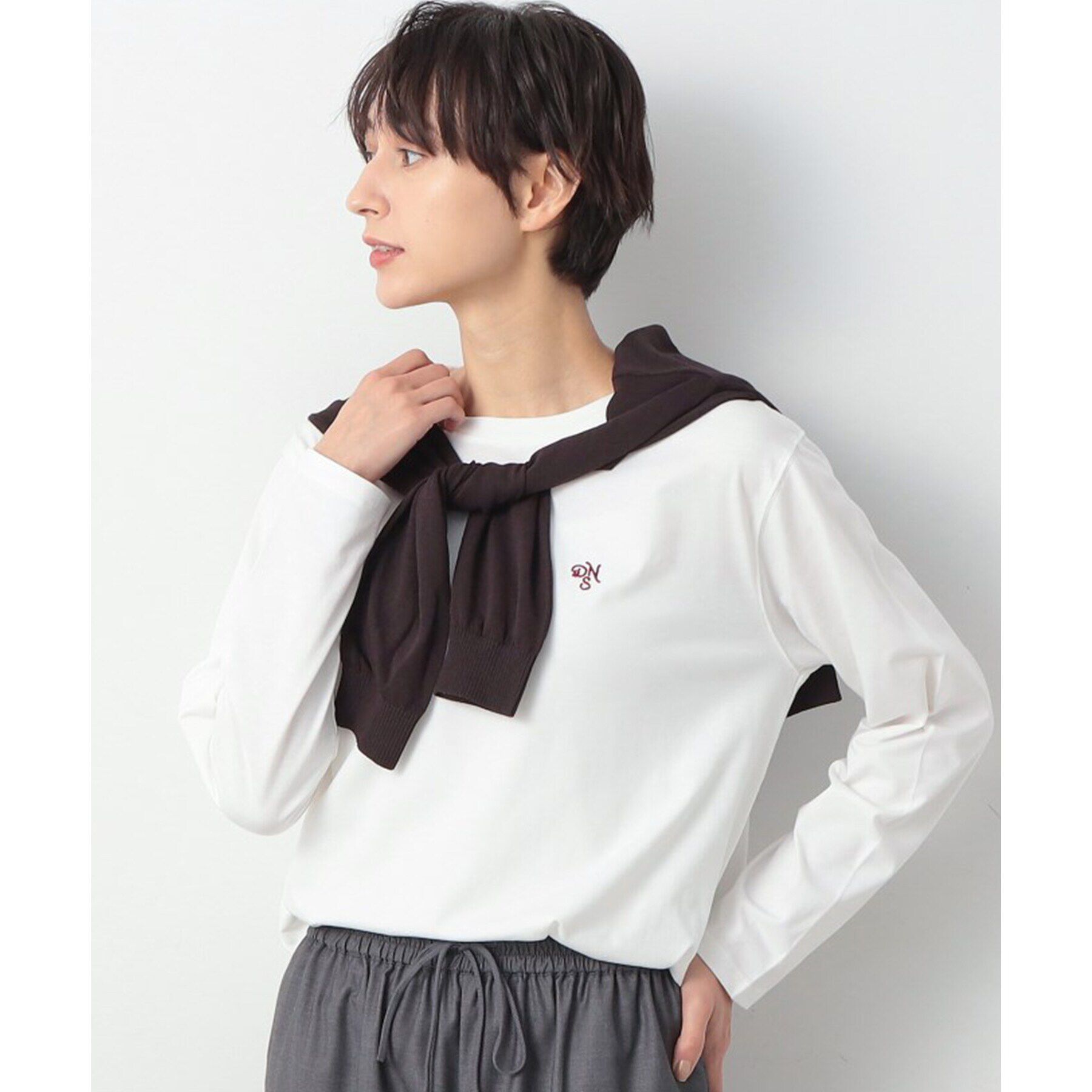 Dessin「【洗える】ロングスリーブTシャツ（XS～L）」|Tシャツ・カットソー|