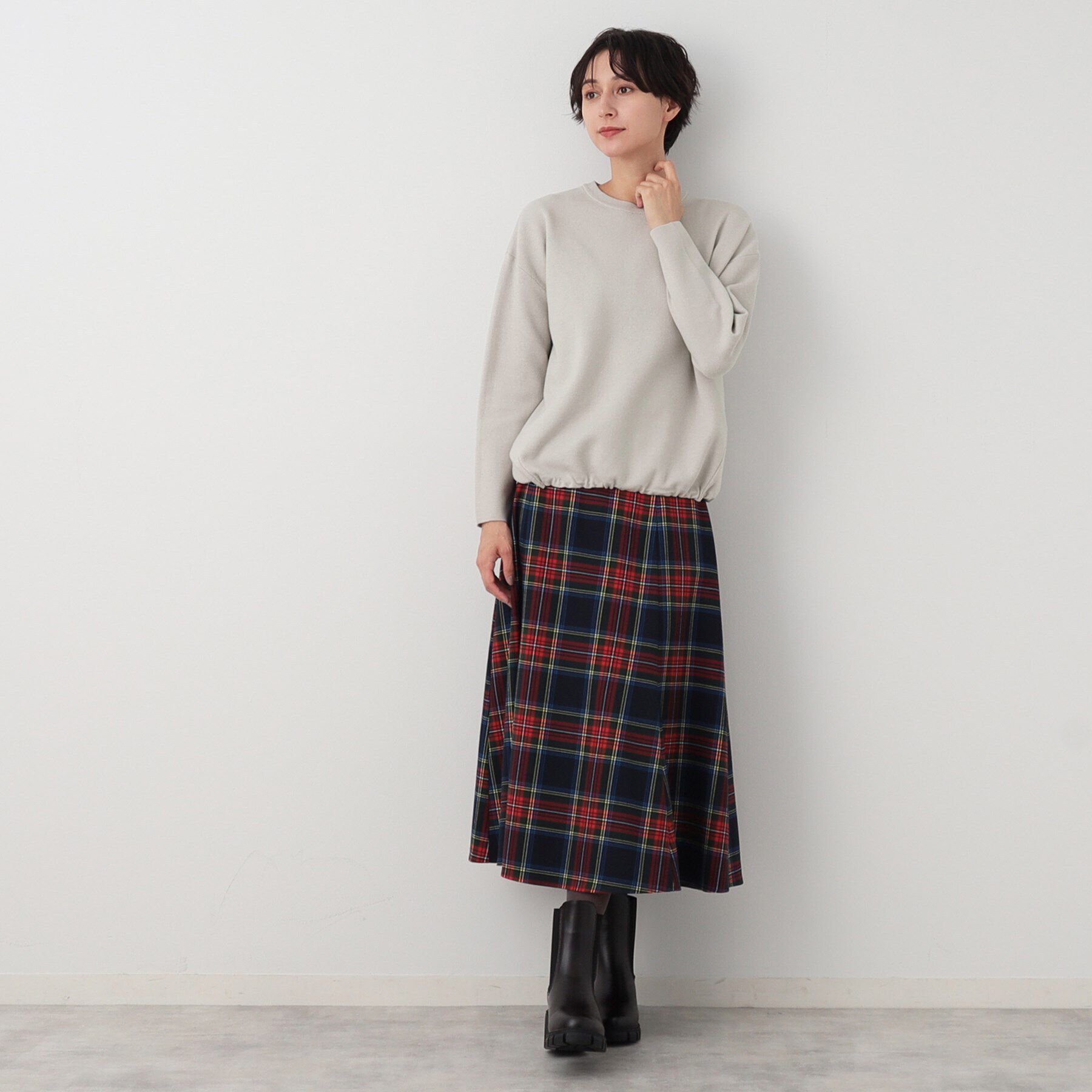 Dessin「【洗える】ドローコード付きニット（XS～L）」|ニット・セーター|