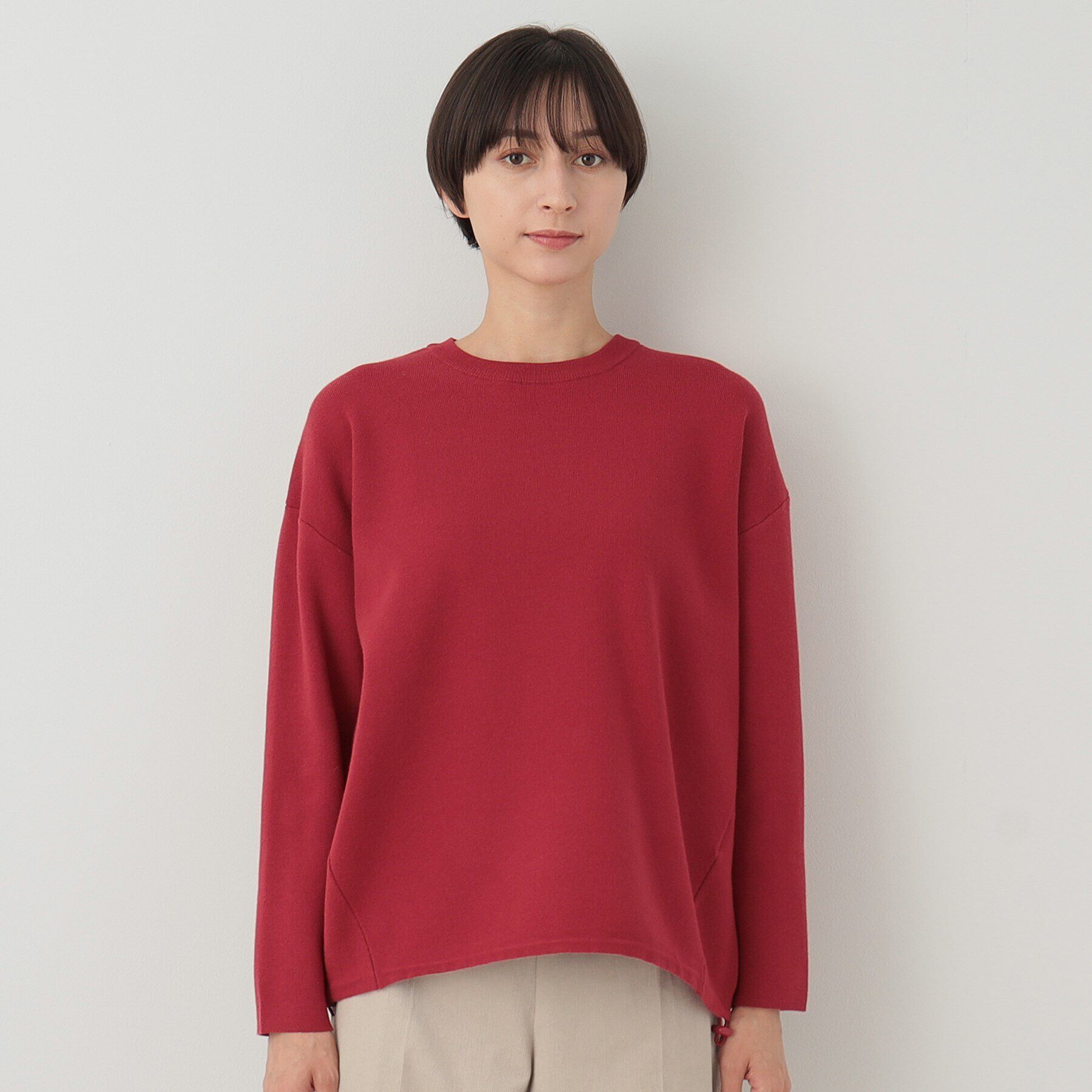 Dessin「【洗える】ドローコード付きニット（XS～L）」|ニット・セーター|