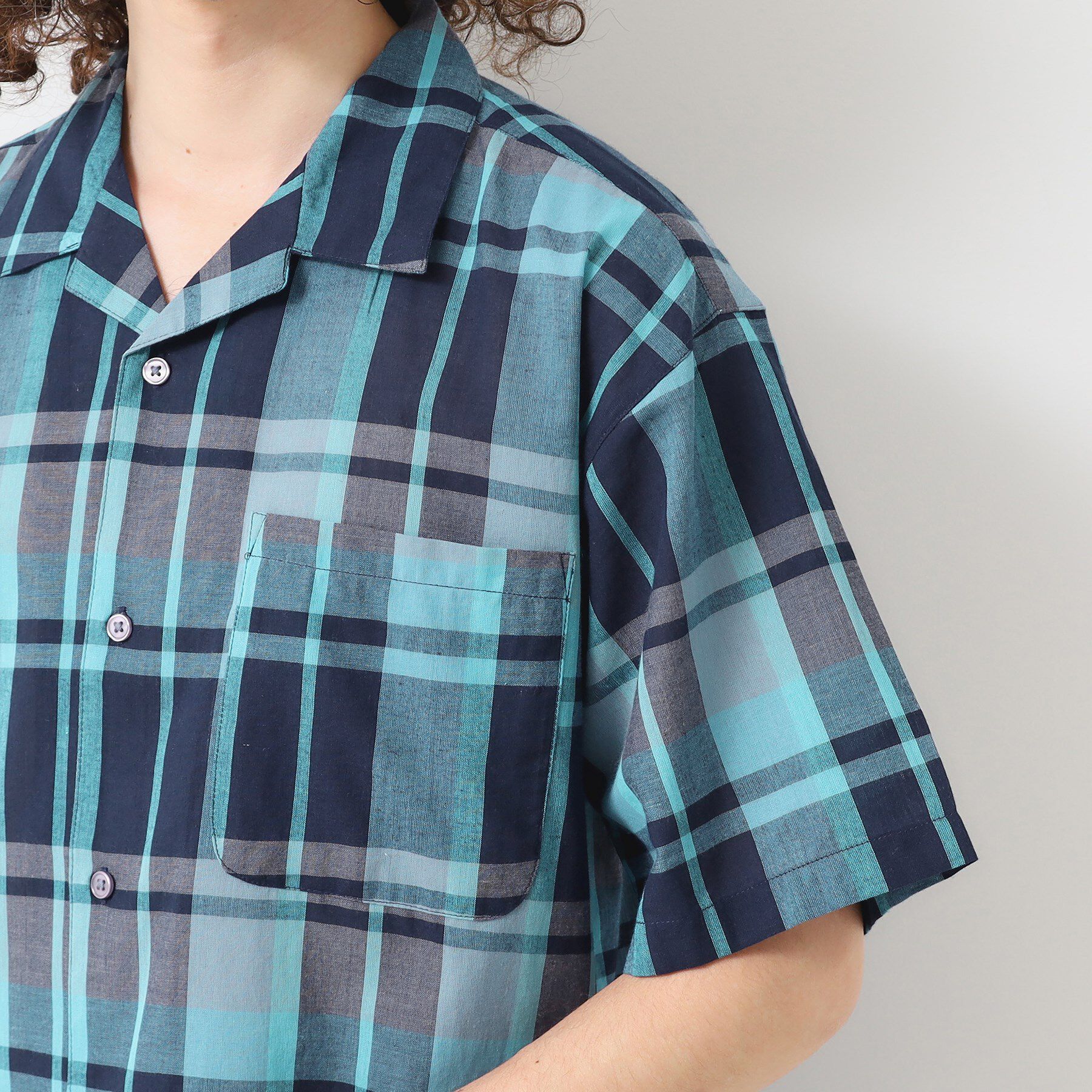 Dessin「【洗える】マドラスチェック柄シャツ」|シャツ・ブラウス|