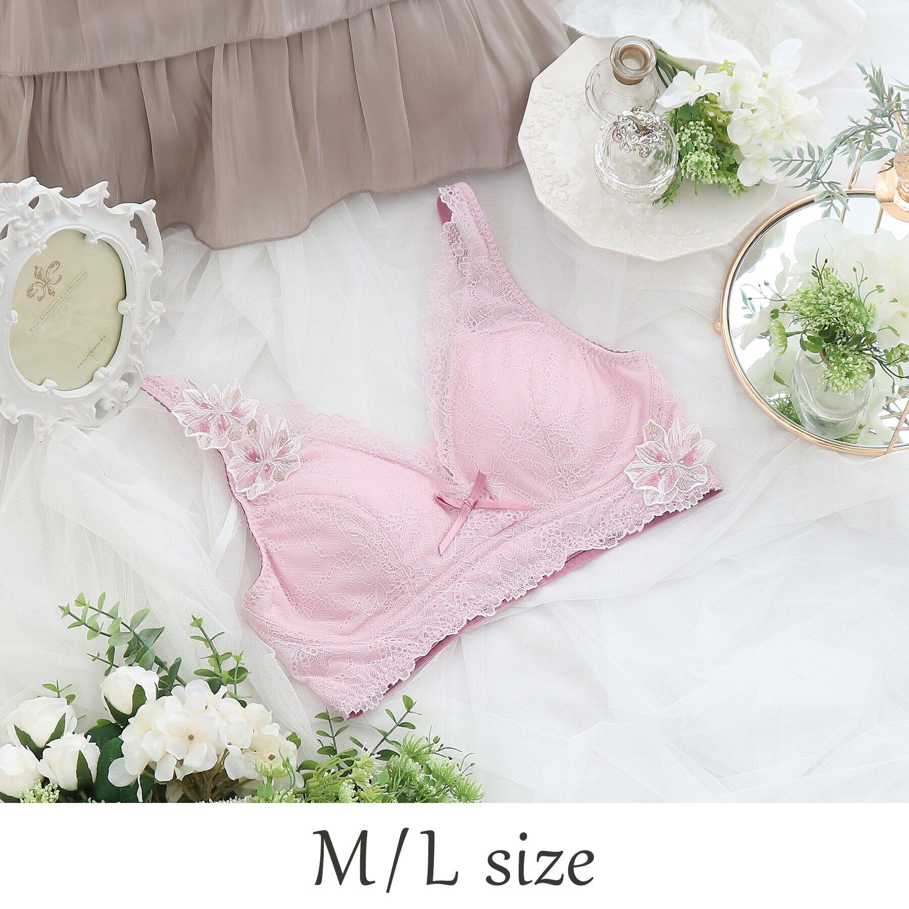 Risa Magli「◆フュシア おやすみブラ」|インナー|ピンク(070)