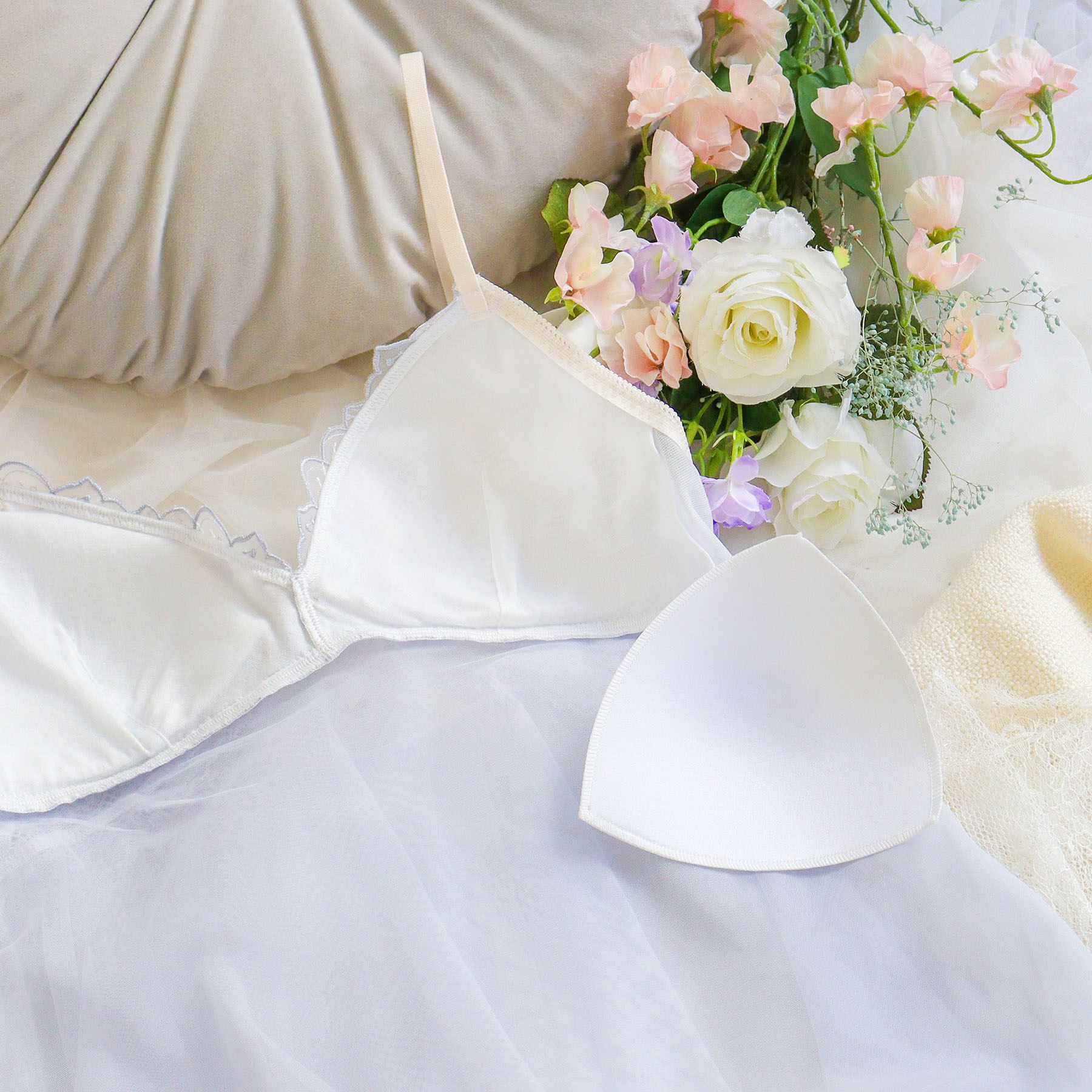 Risa Magli「ナーラ カップ付スリップ」|キャミソール|