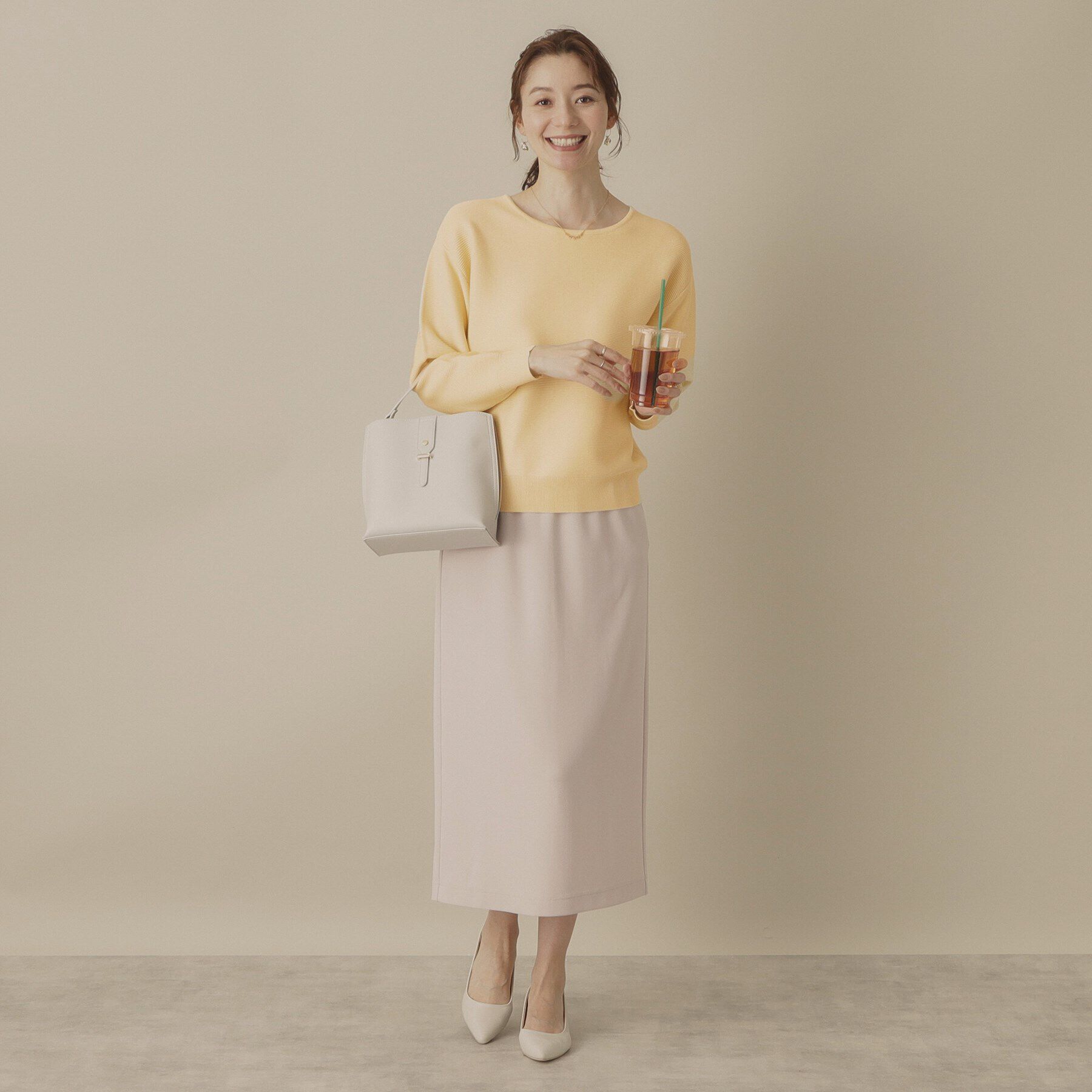 ITS&rsquo;DEMO「【アンチピリング／洗濯機OK】ガーター編みニット」|ニット・セーター|