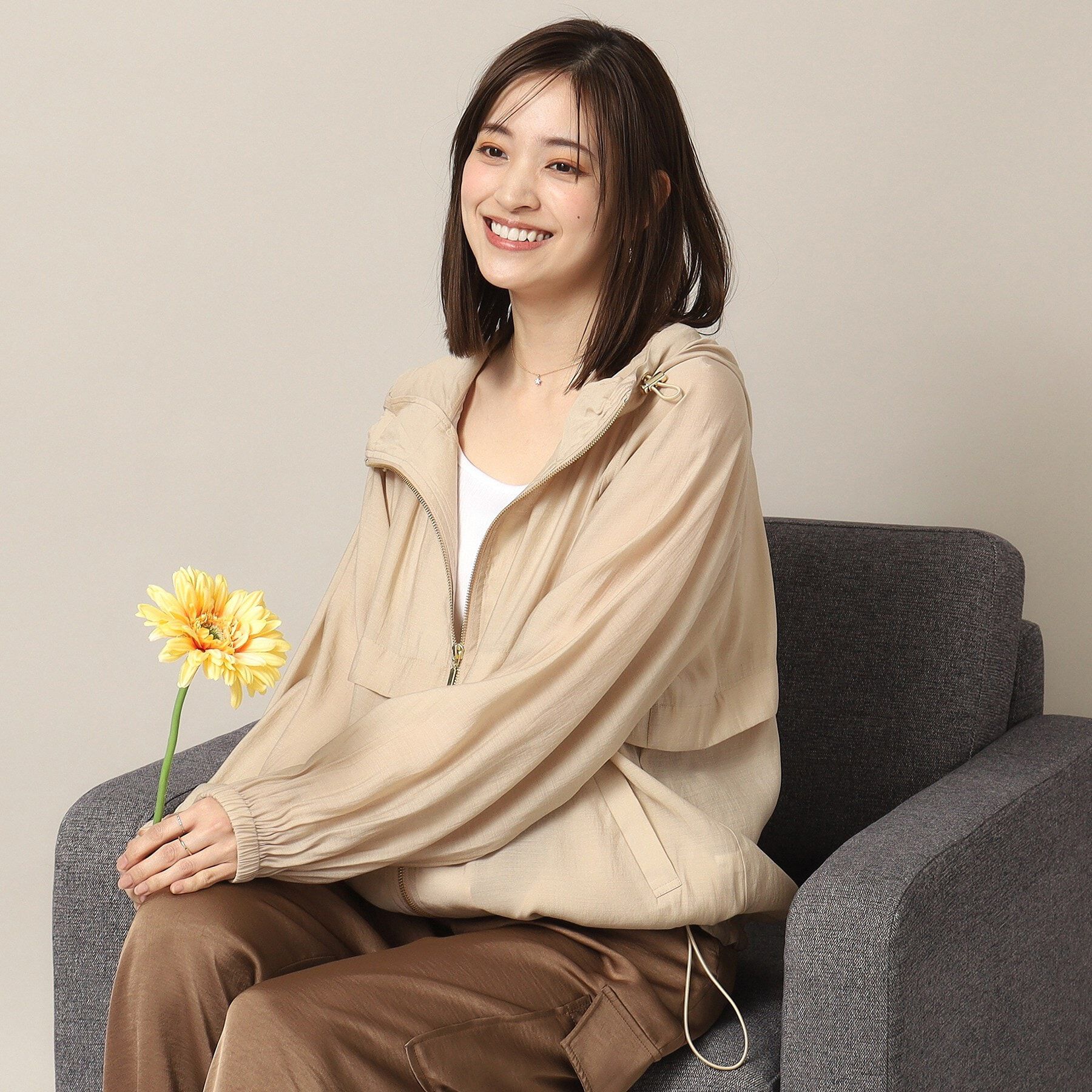 ITS&rsquo;DEMO「【手洗い可】シアーブルゾン」|ブルゾン・スタジャン|