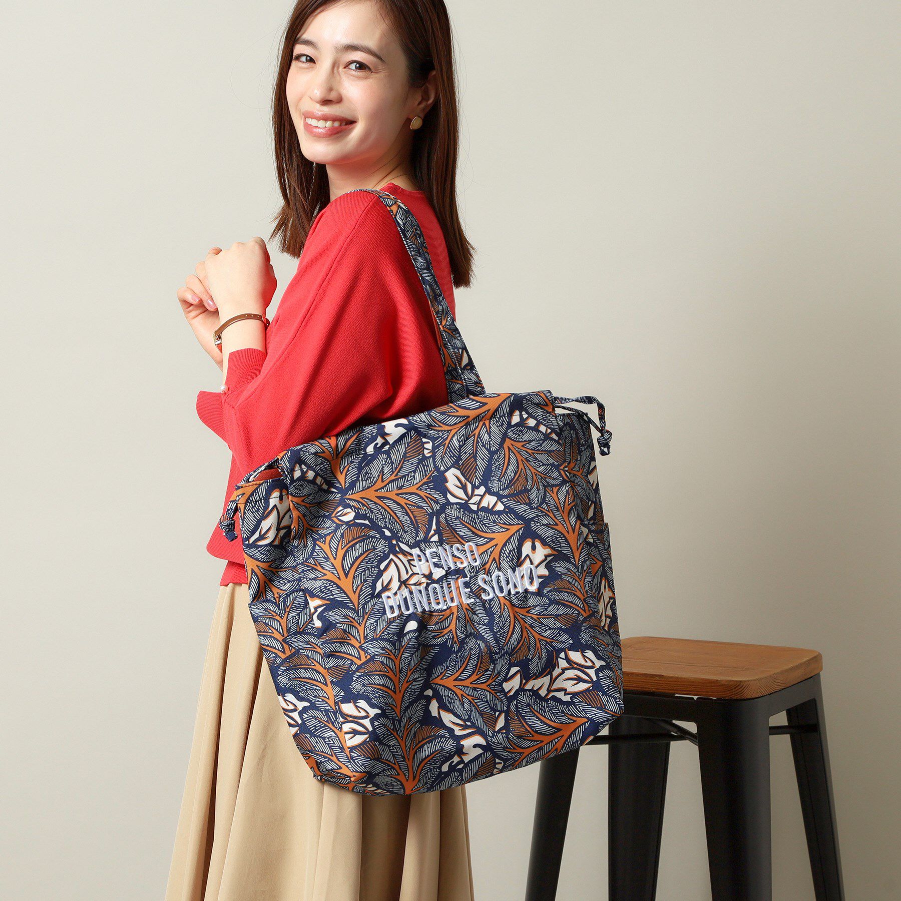 ITS&rsquo;DEMO「【A4対応／新柄追加】ラタプリントトート」|トートバッグ|