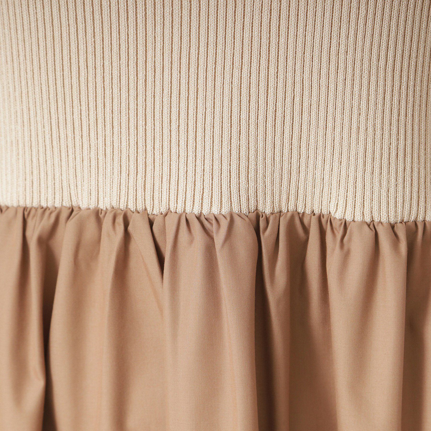 ITS&rsquo;DEMO「【手洗い可】ニットドッキングワンピース」|ワンピース|