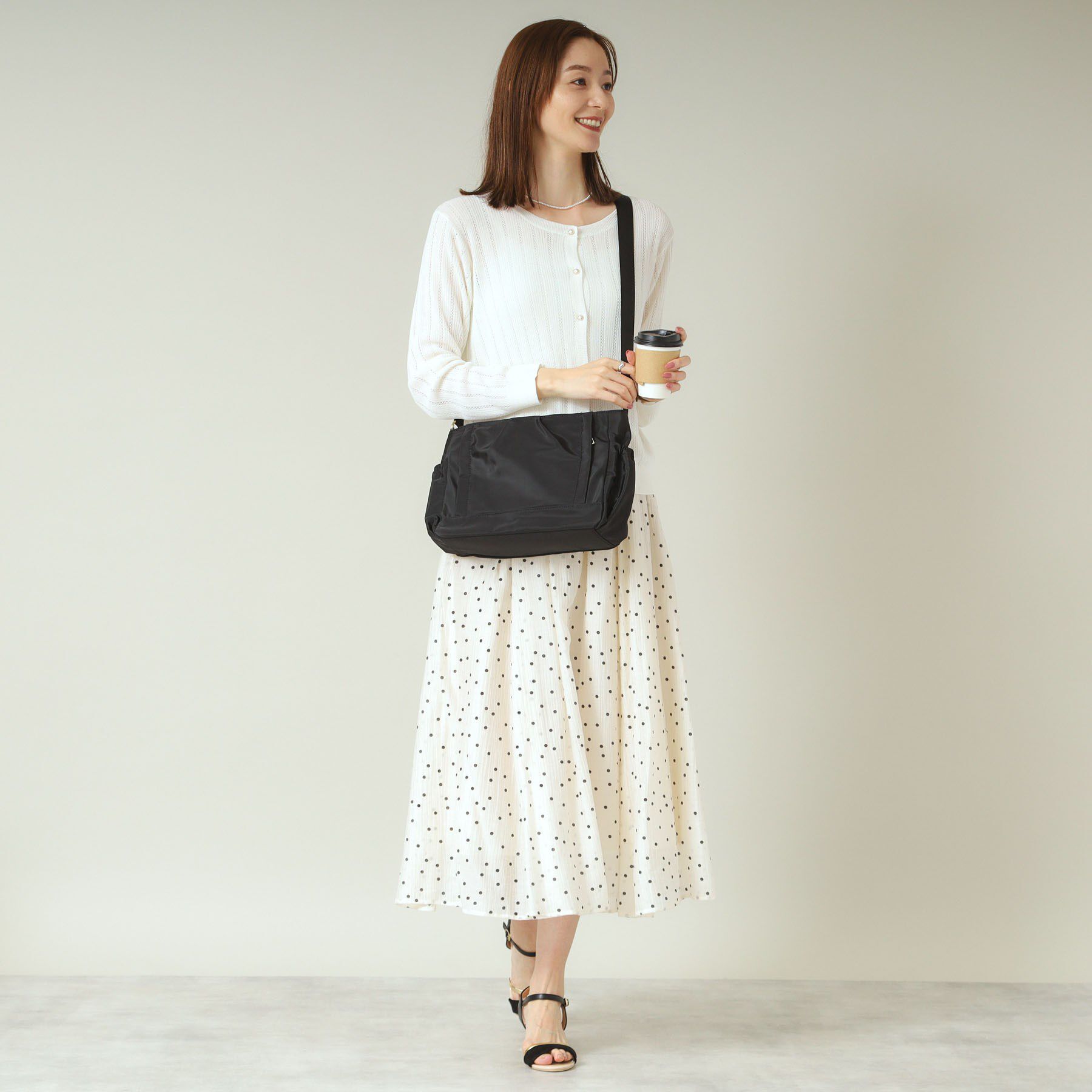 ITS&rsquo;DEMO「【12ポケット】収納アドバイザー三層ショルダー」|ショルダー・メッセンジャー|