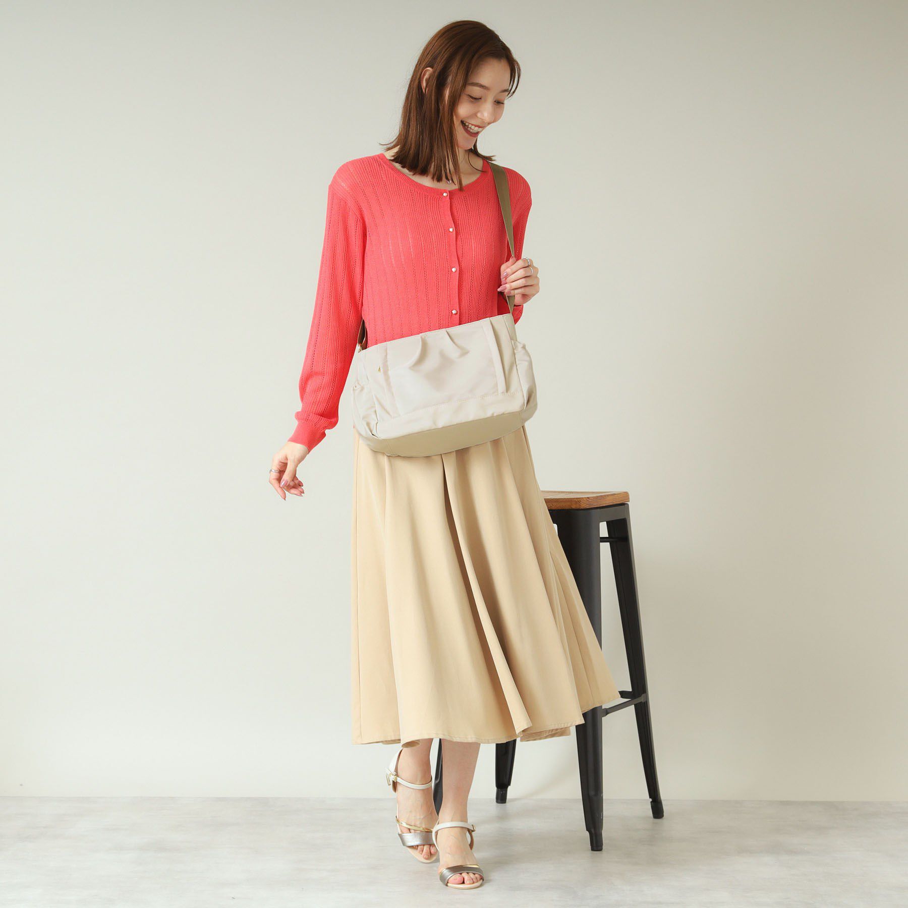 ITS&rsquo;DEMO「【12ポケット】収納アドバイザー三層ショルダー」|ショルダー・メッセンジャー|