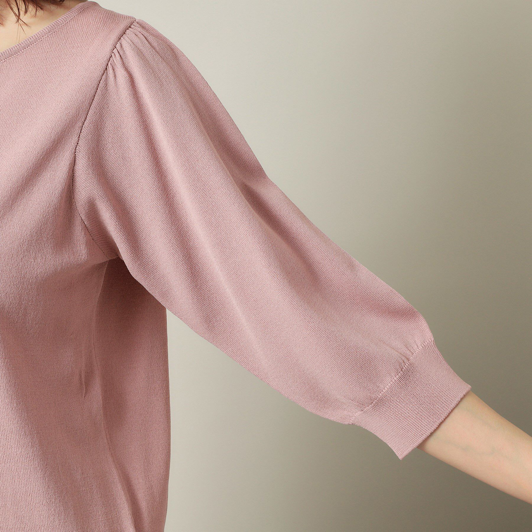 ITS&rsquo;DEMO「【UVケア／接触冷感／アンチピリング／洗濯機OK】キーネックニット」|ニット・セーター|