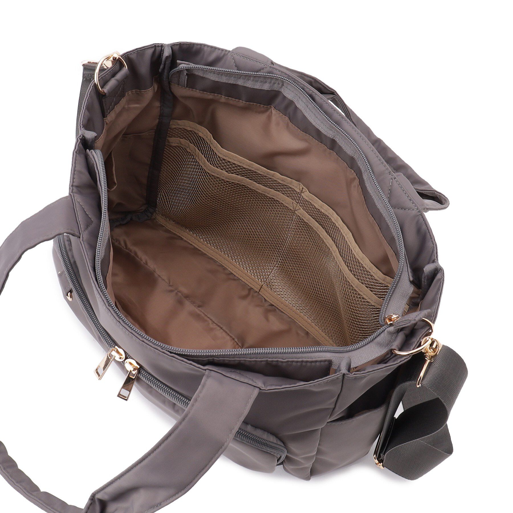 ITS&rsquo;DEMO「【旅行／キャリーオン可】ツイル14ポケット2WAYトート」|トートバッグ|