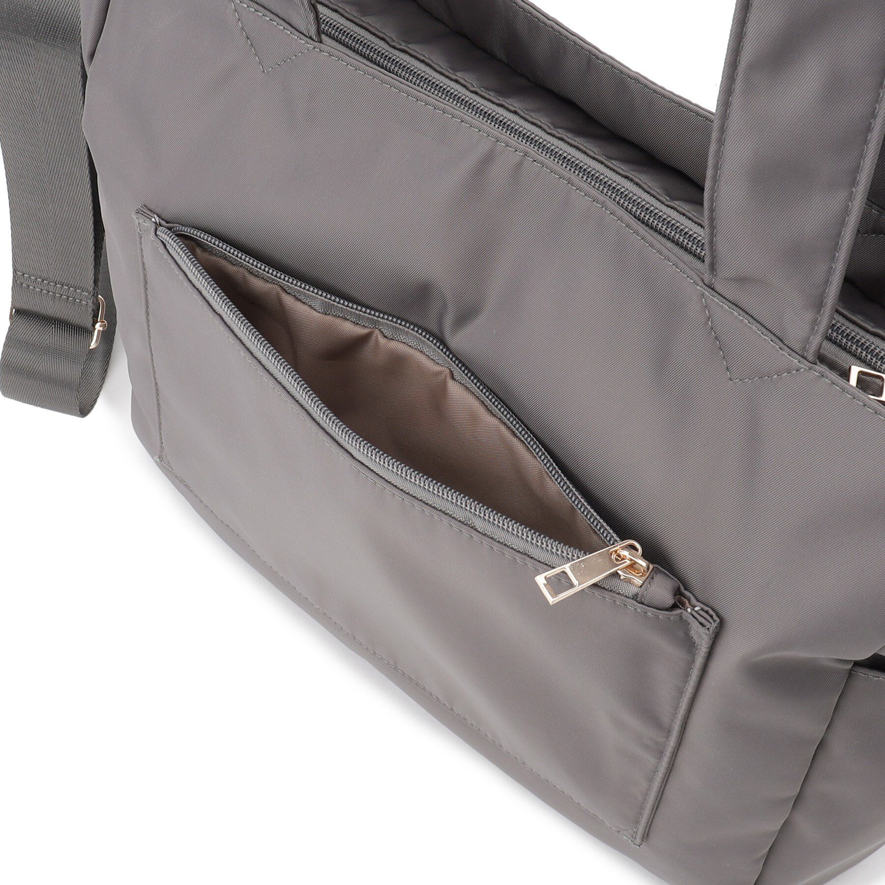 ITS&rsquo;DEMO「【旅行／キャリーオン可】ツイル14ポケット2WAYトート」|トートバッグ|