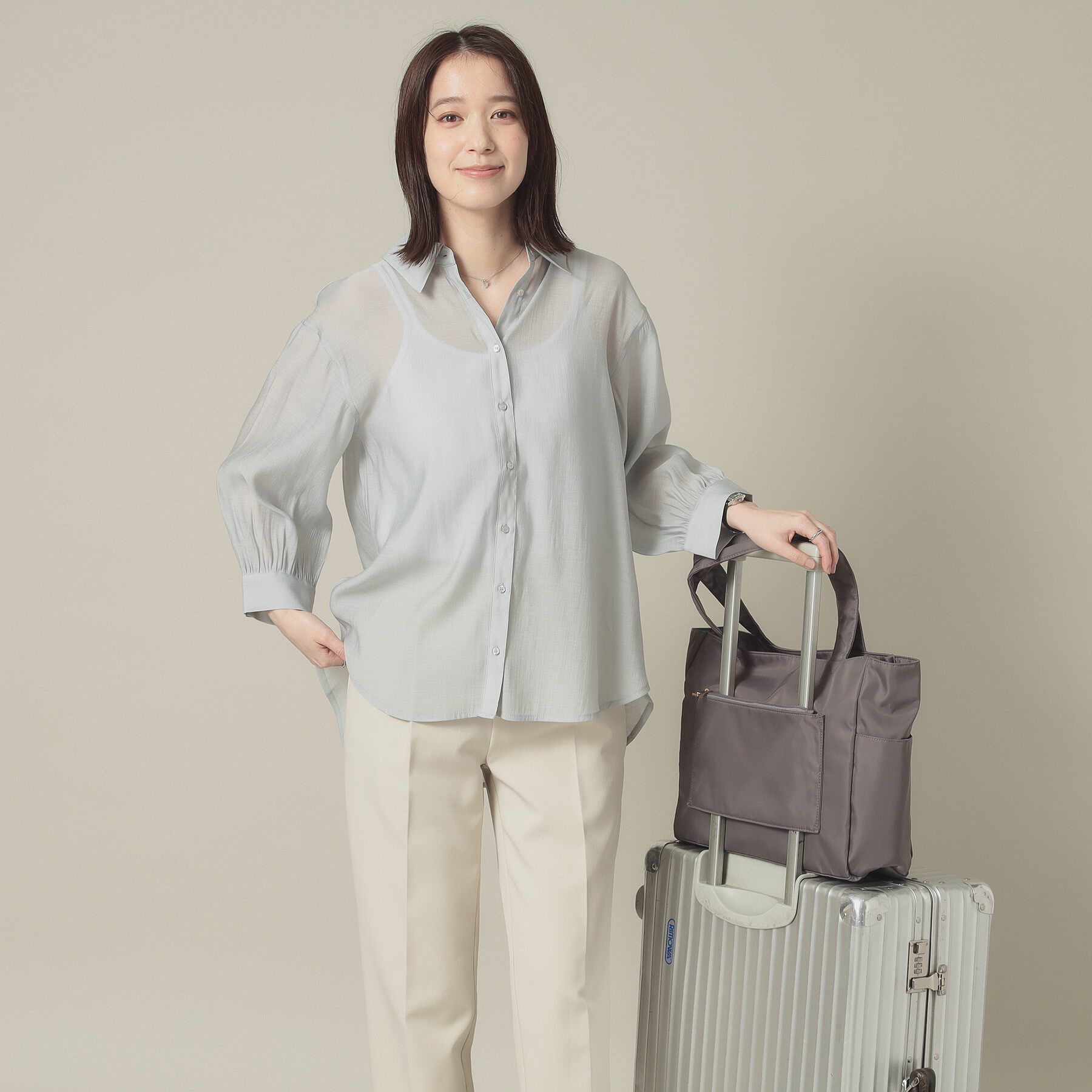 ITS&rsquo;DEMO「【旅行／キャリーオン可】ツイル14ポケット2WAYトート」|トートバッグ|