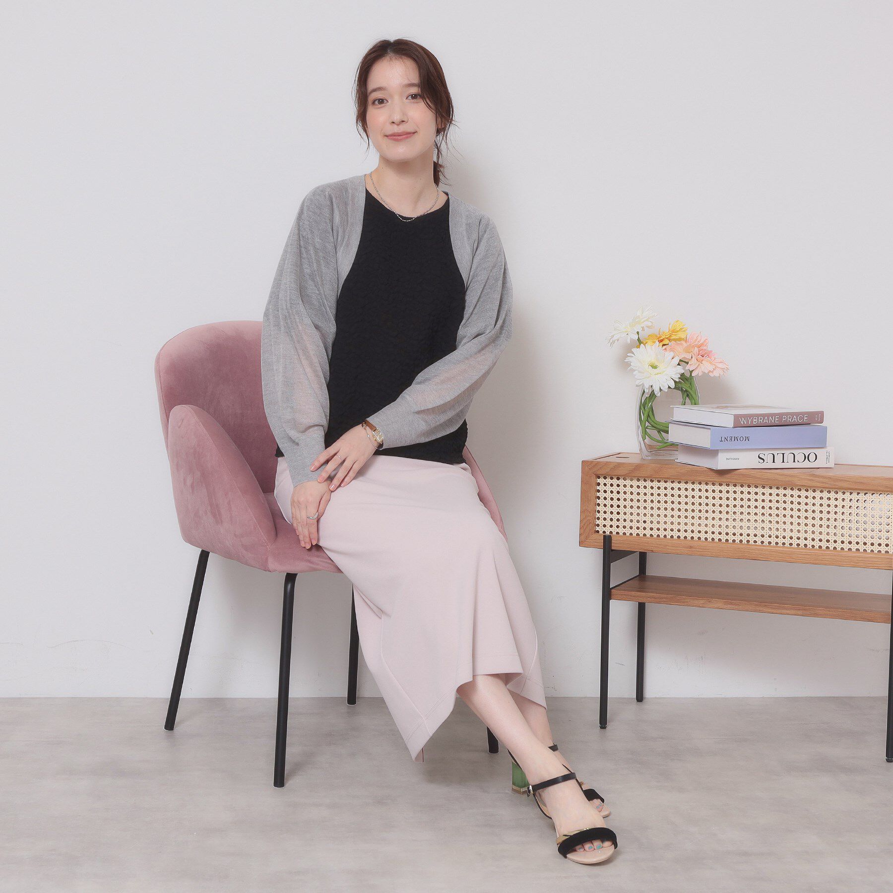 ITS&rsquo;DEMO「【定番人気／手洗い可】ラメボレロ」|カーディガン|