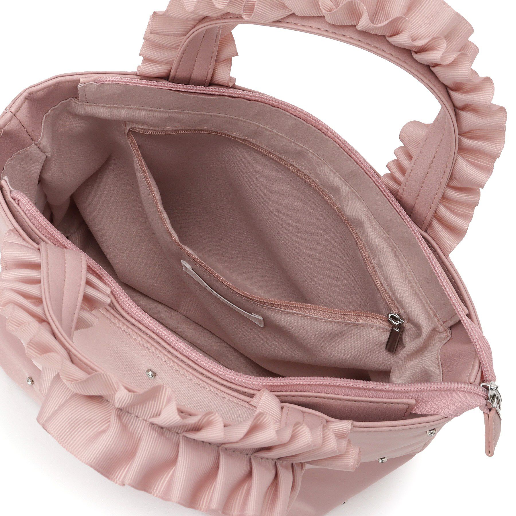 ITS&rsquo;DEMO「ジルコンフリル手トート」|ハンドバッグ|