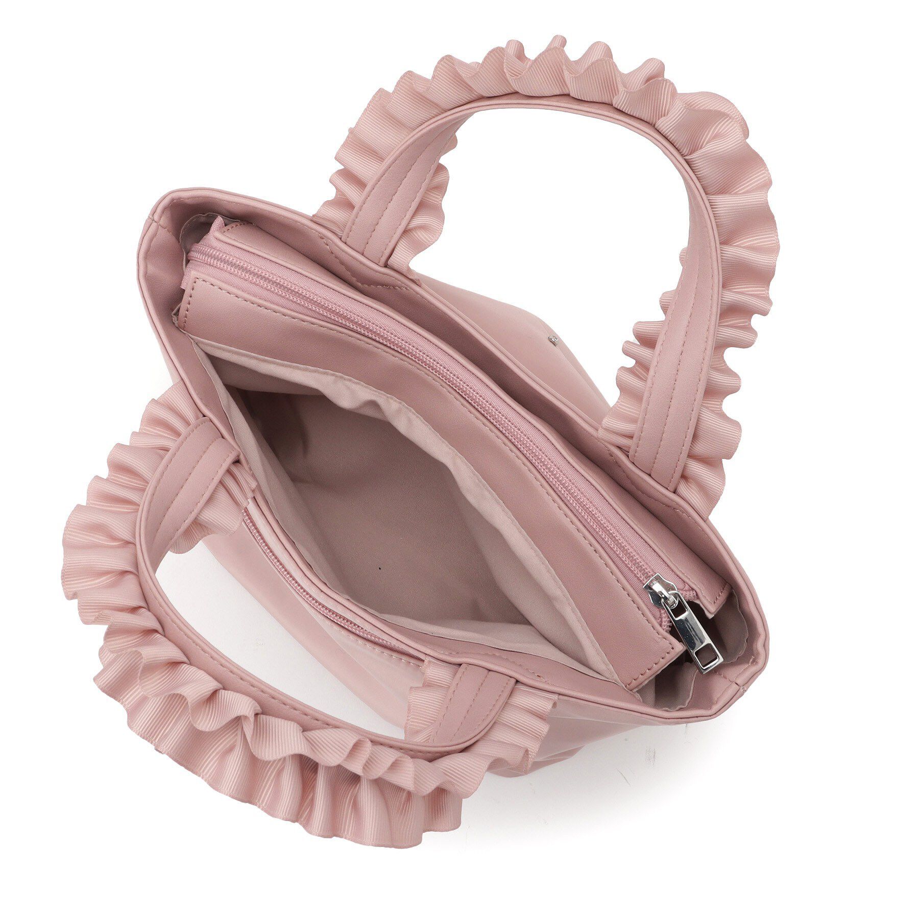 ITS&rsquo;DEMO「ジルコンフリル手トート」|ハンドバッグ|