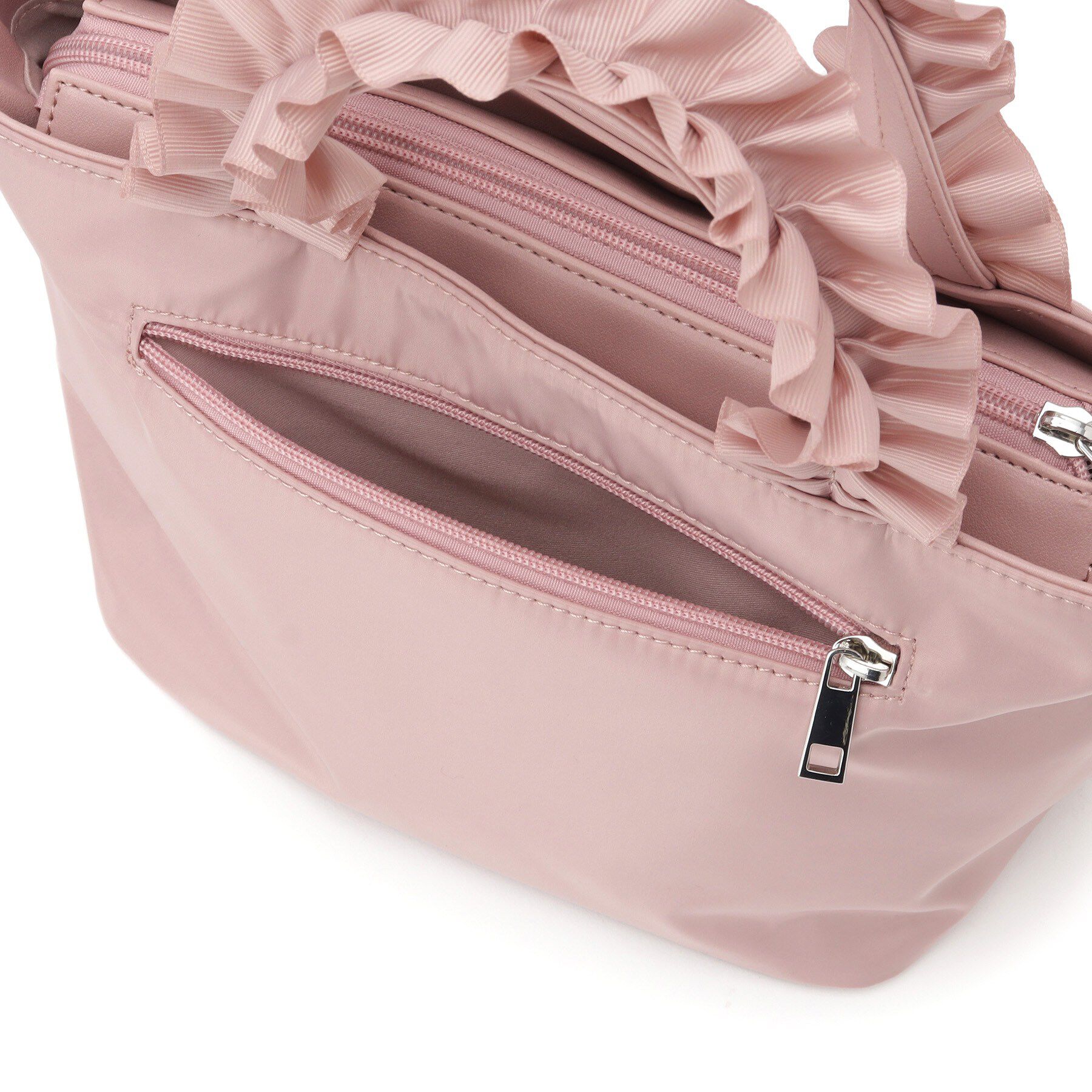 ITS&rsquo;DEMO「ジルコンフリル手トート」|ハンドバッグ|