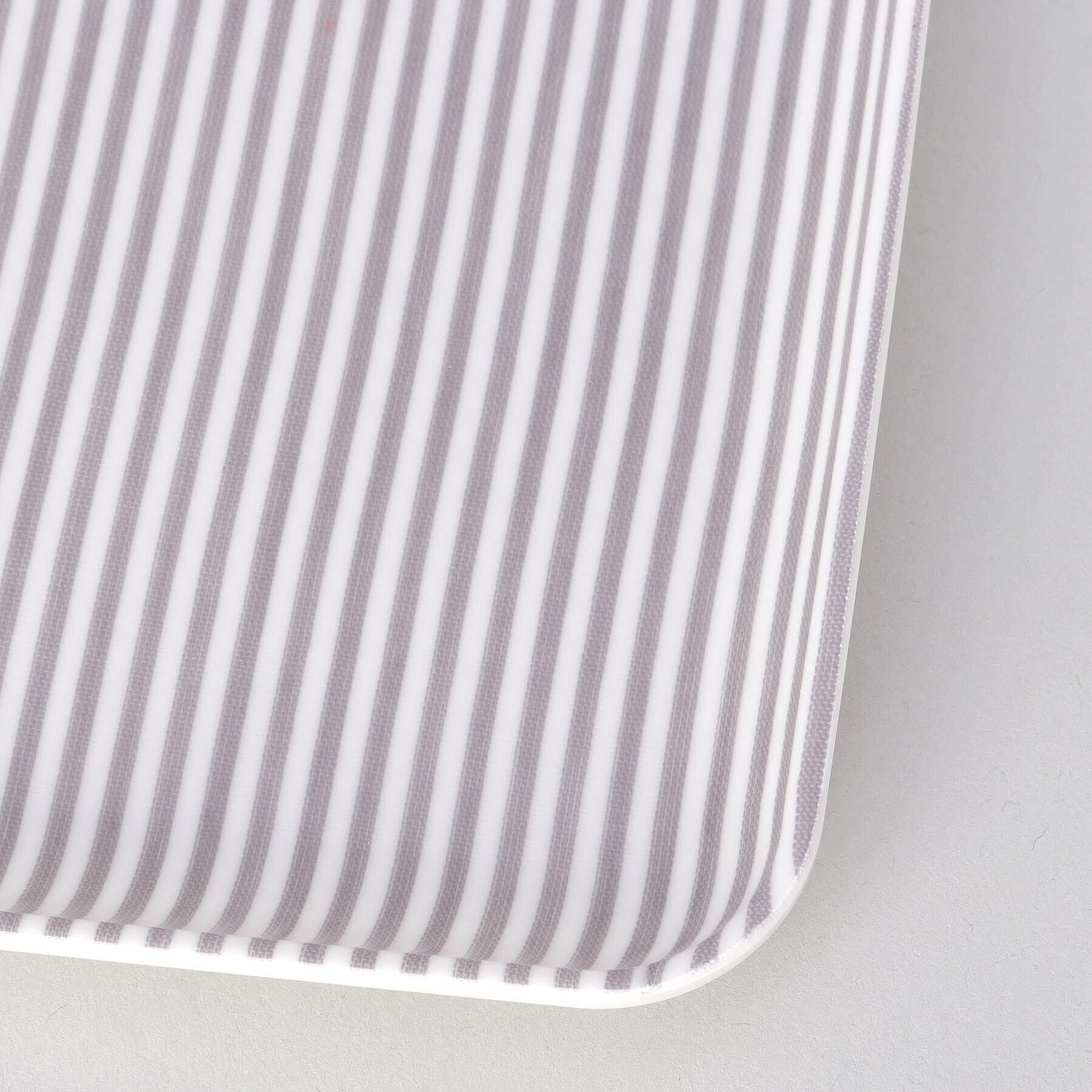 212 KITCHEN STORE「ストライプトレー21cm GY」|食器・キッチングッズ|