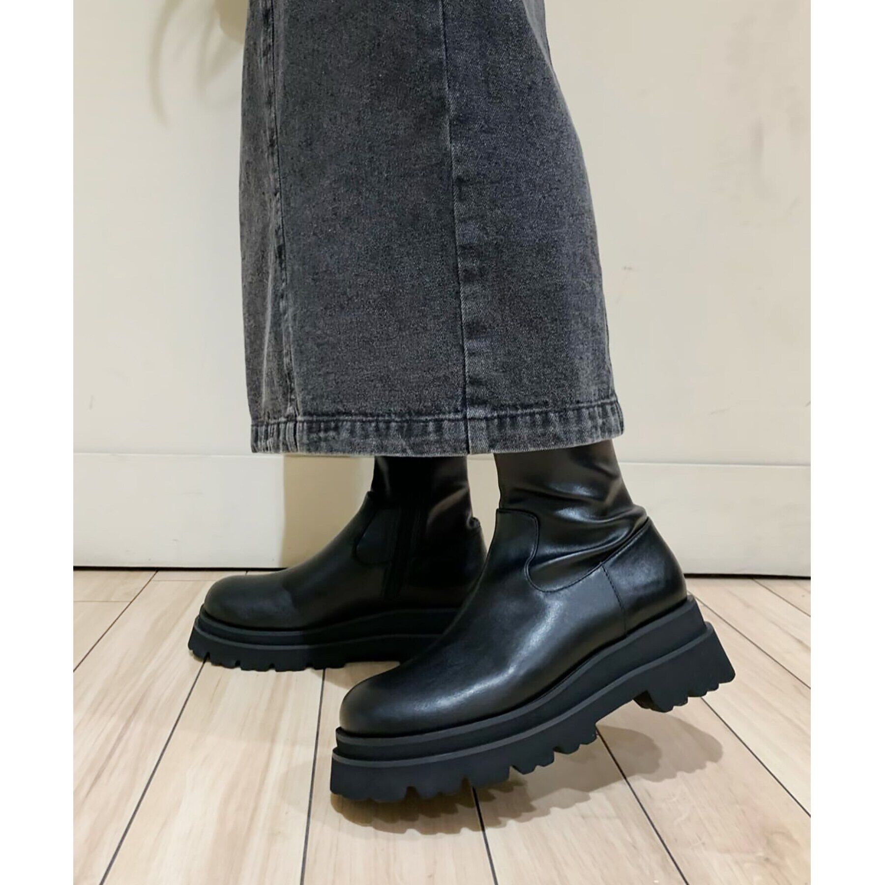 ESPERANZA「晴雨兼用トラックソールショートブーツ」|ショートブーツ|