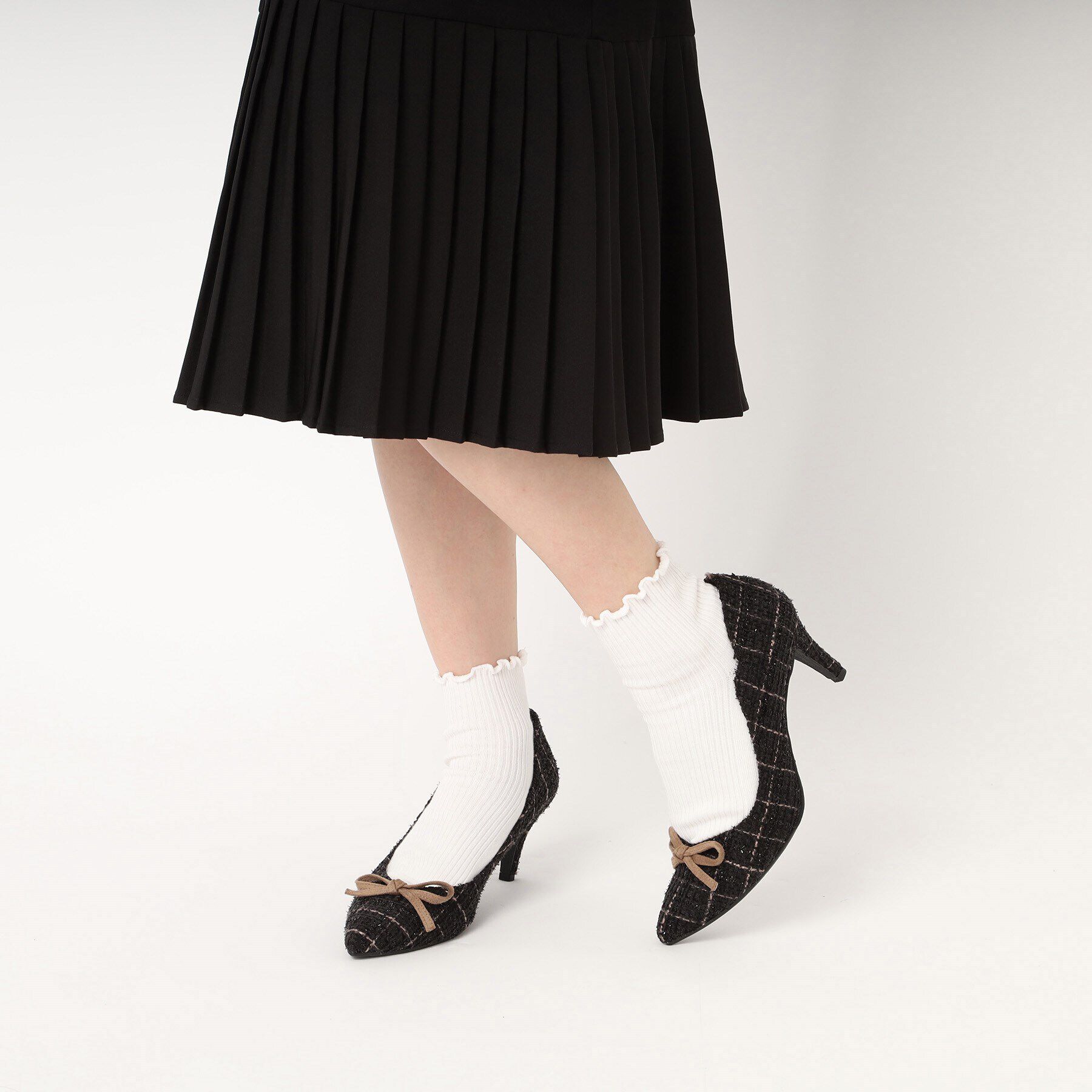 ESPERANZA「飾りリボンパンプス」|パンプス|