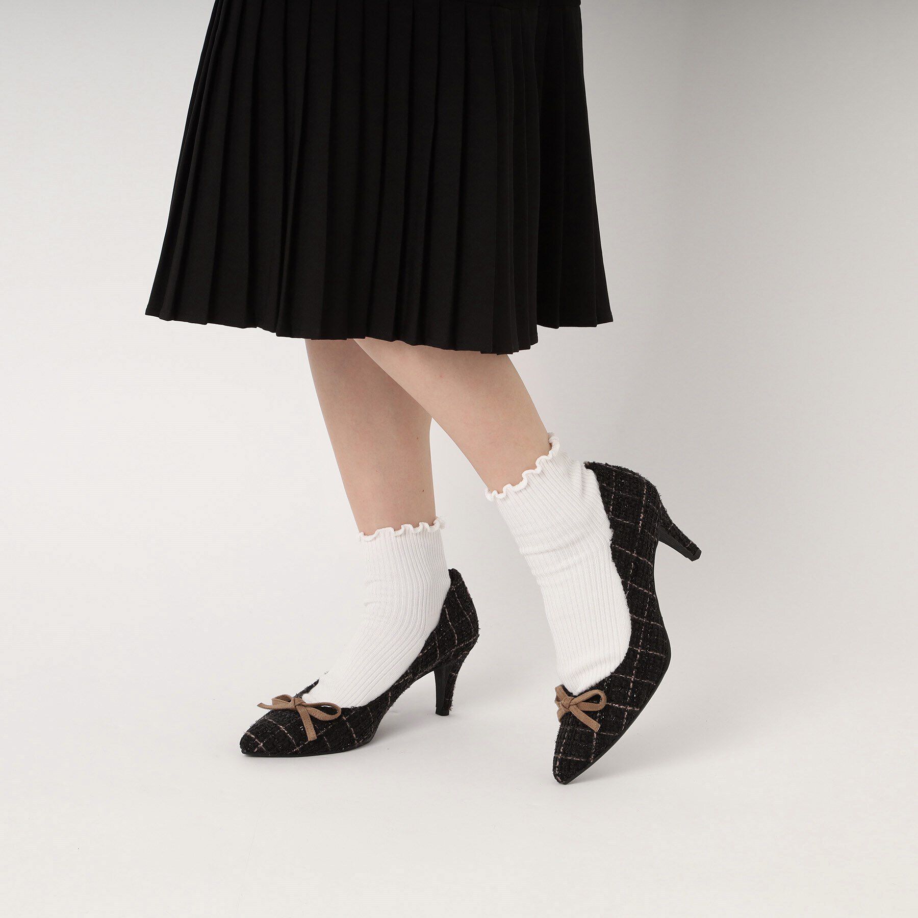 ESPERANZA「飾りリボンパンプス」|パンプス|
