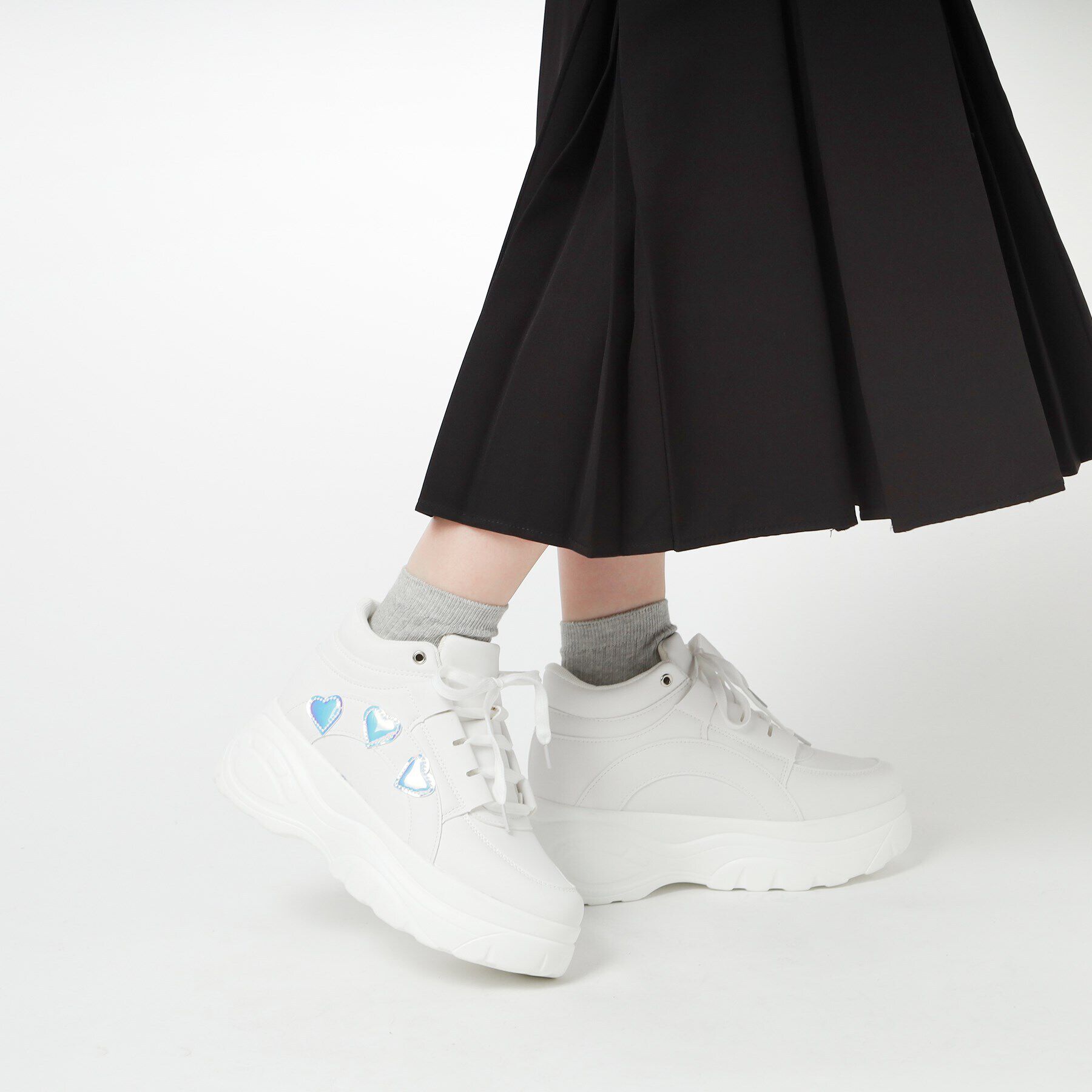 csT&P「厚底ハートスニーカー」|スニーカー|