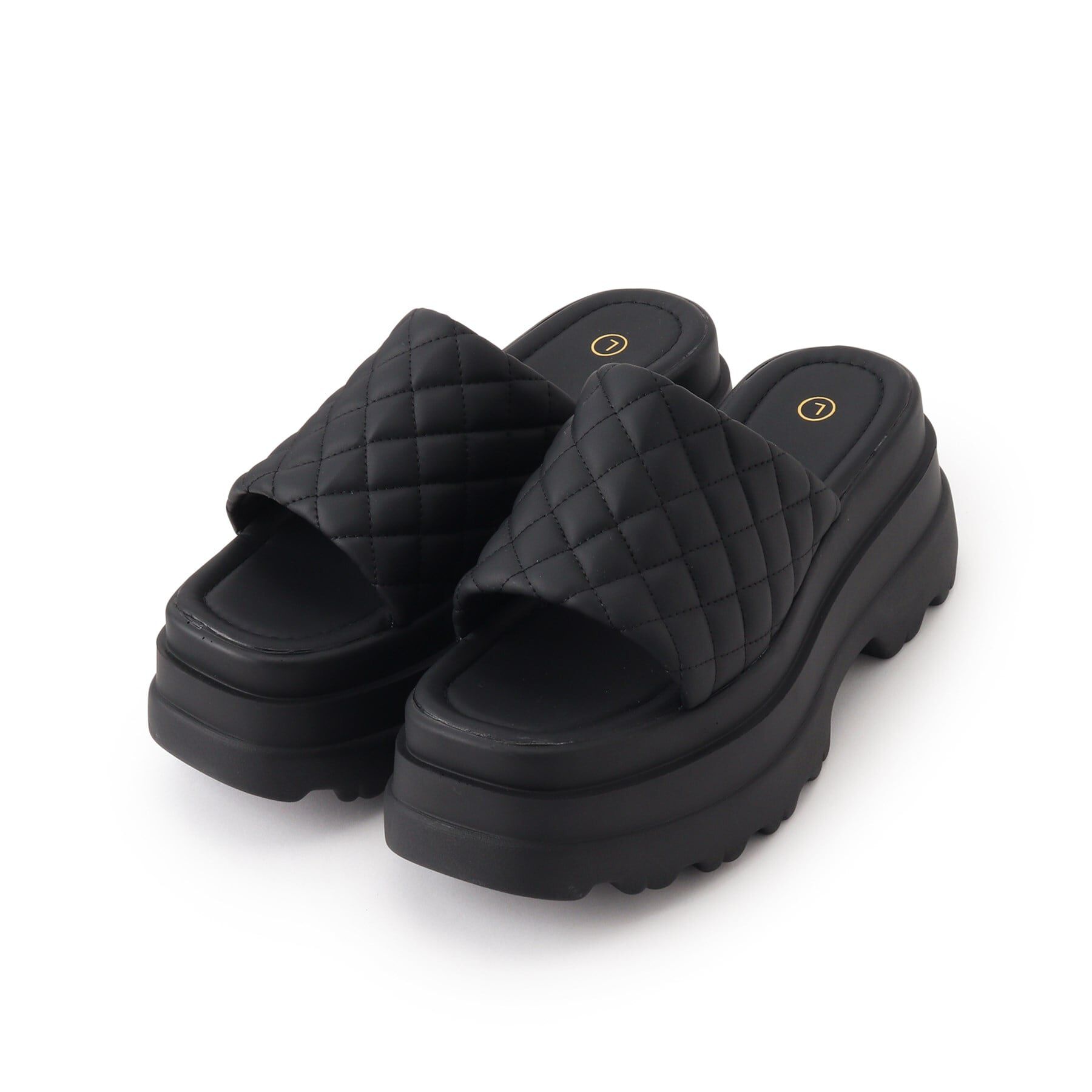 csT&P「厚底キルティングサンダル」|サンダル|